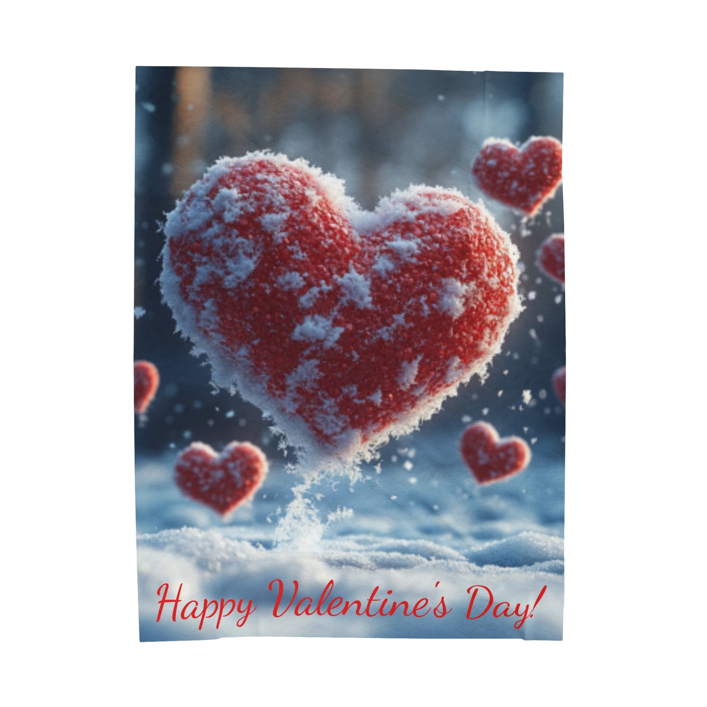 Velveteen Plush Valentine's Day Blanket 10