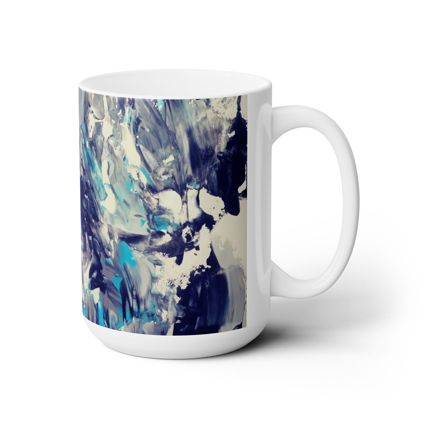 Artsy Abstract Ceramic Mug 15oz