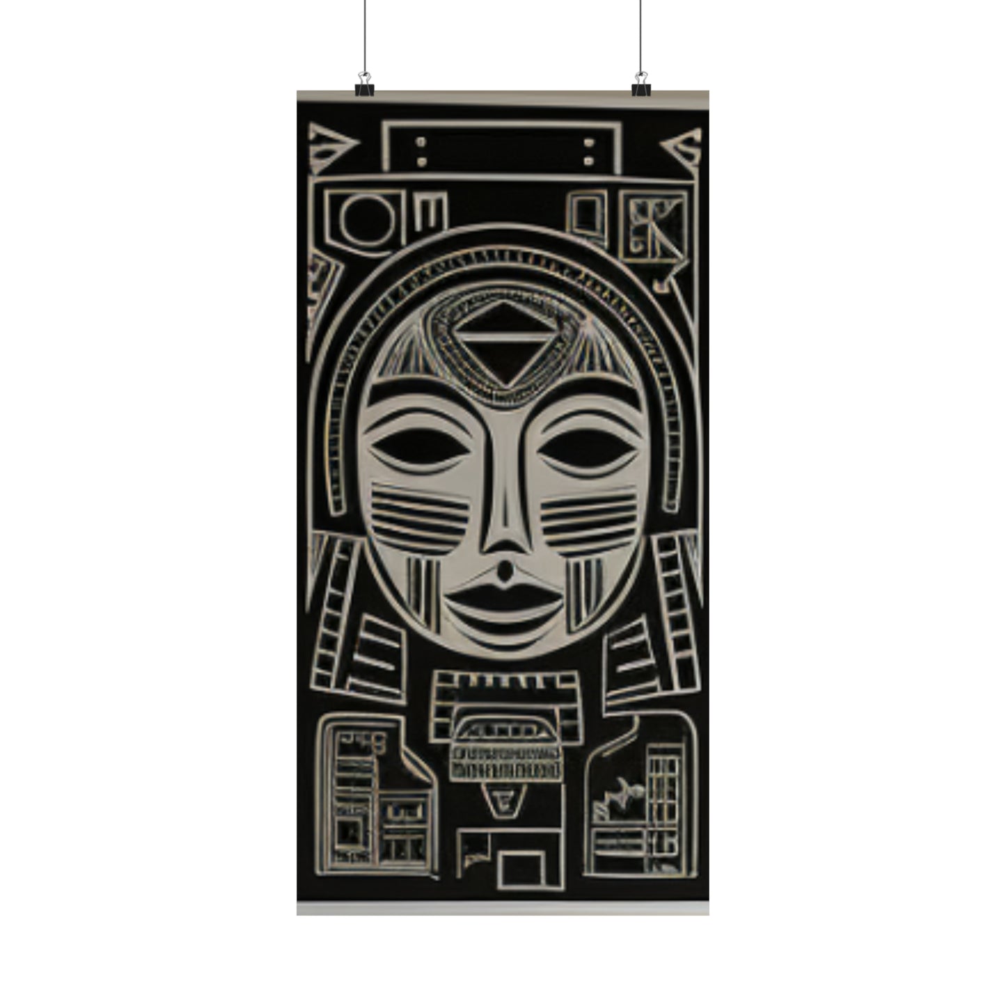 African Essence Matte Vertical Canvas Poster