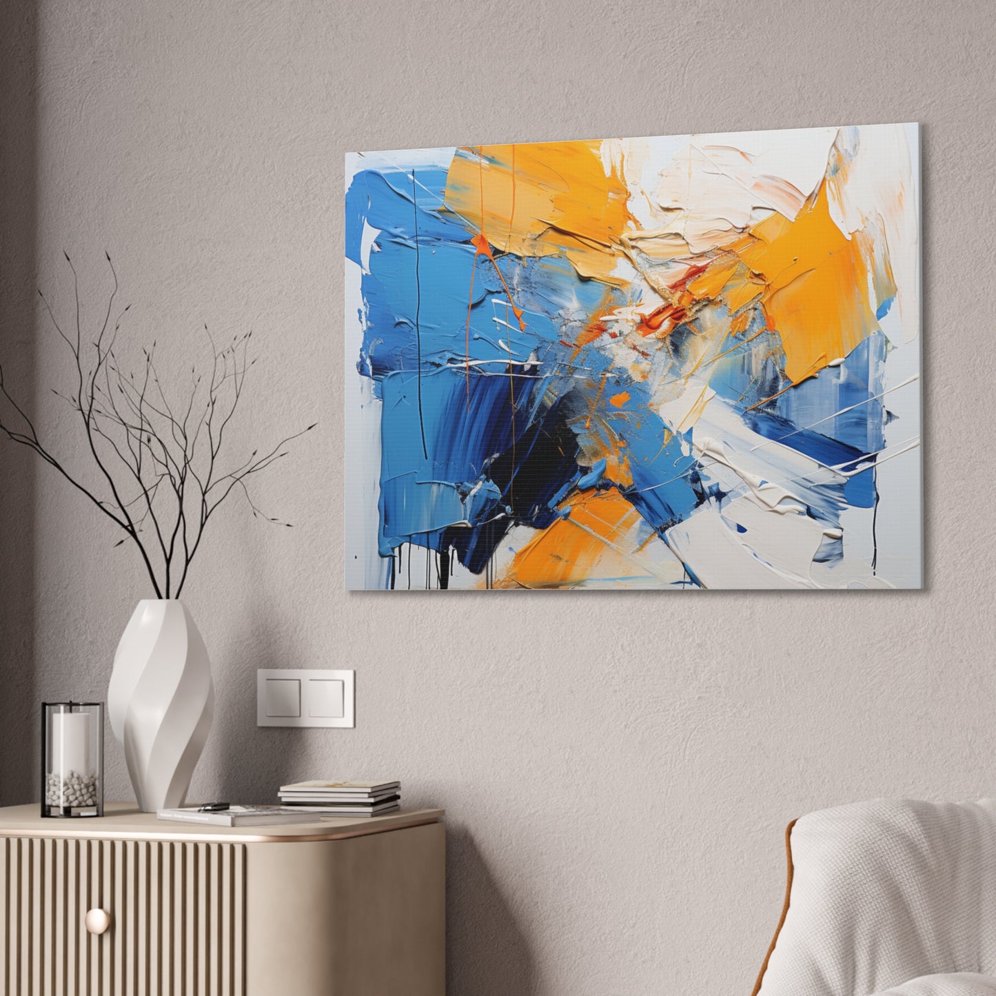 Copy of  Timeless Elegance: Refined Vibrant Hues Canvas Print for Sophisticated Living Spaces