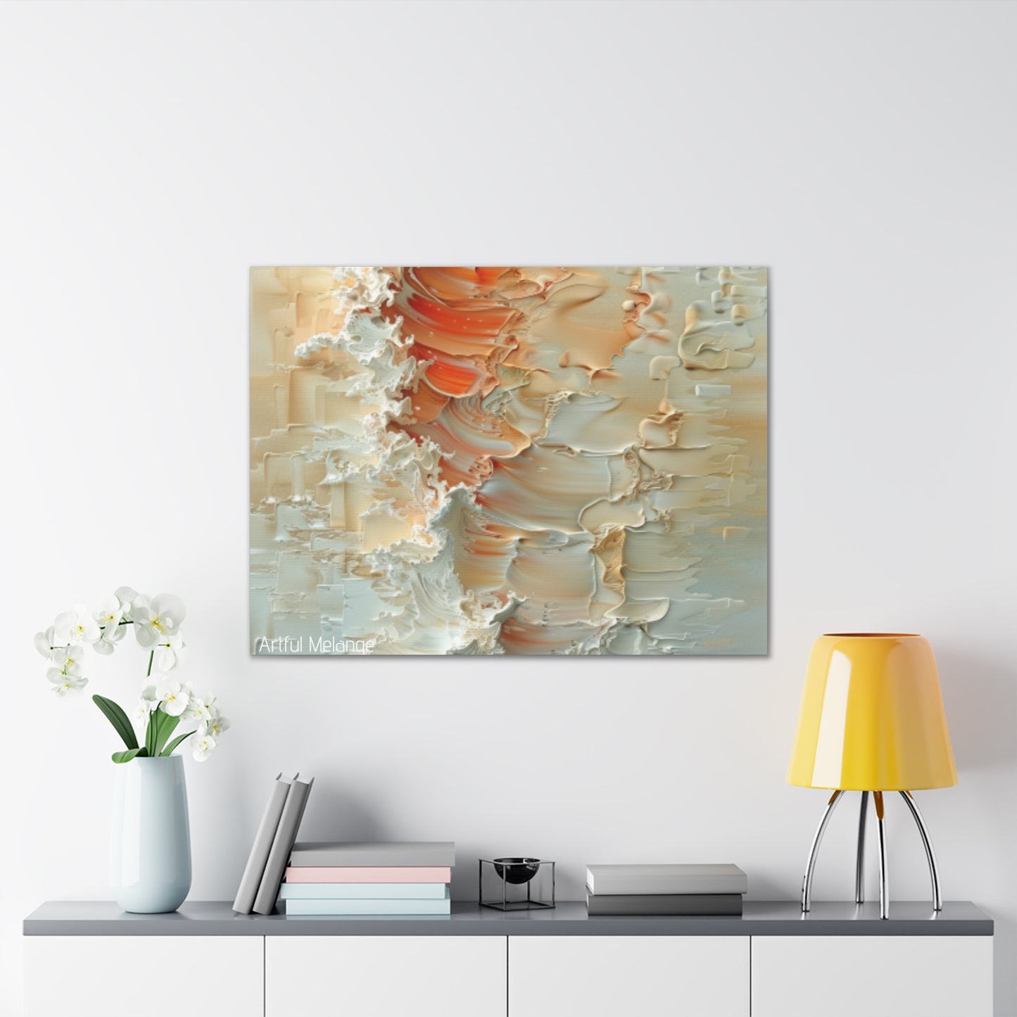 Primary Elegance: A Symphony of Sophistication Canvas Print