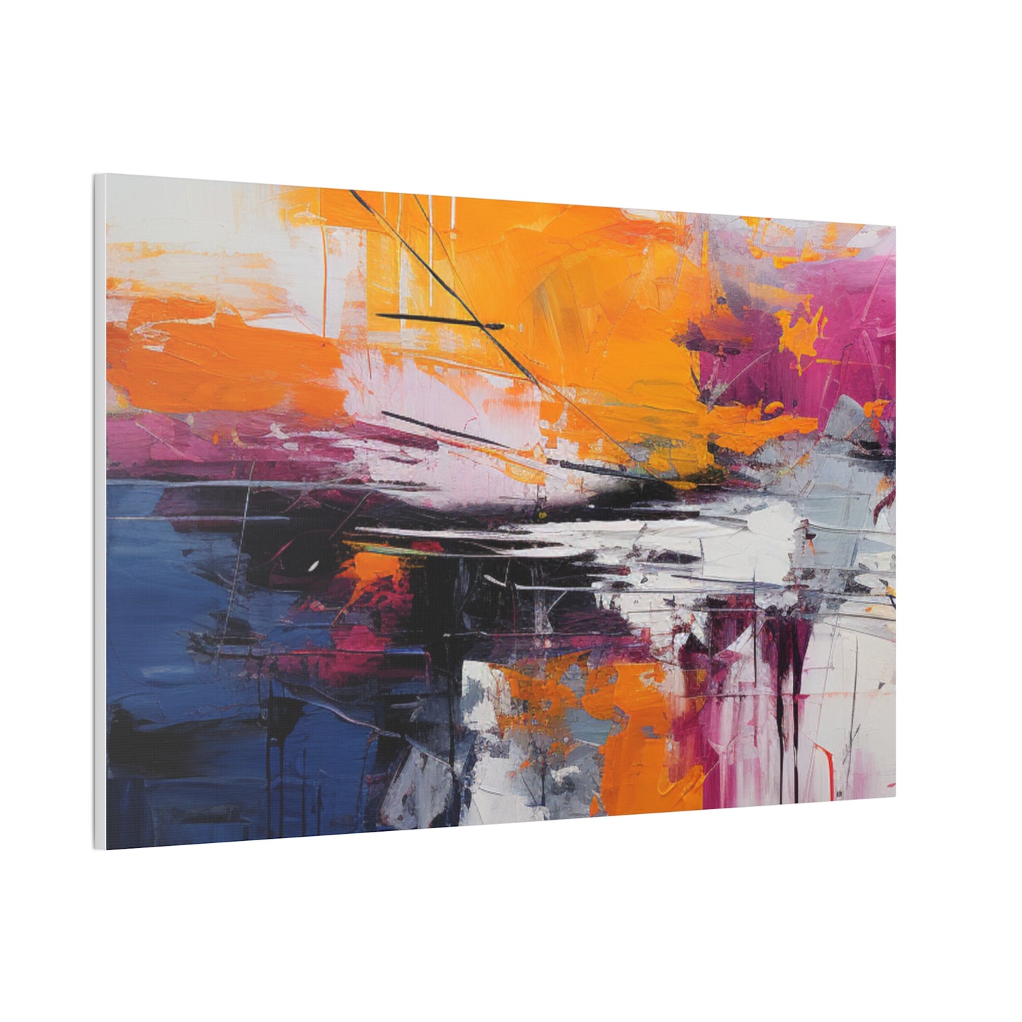 Primary Elegance: A Symphony of Sophistication Canvas Print