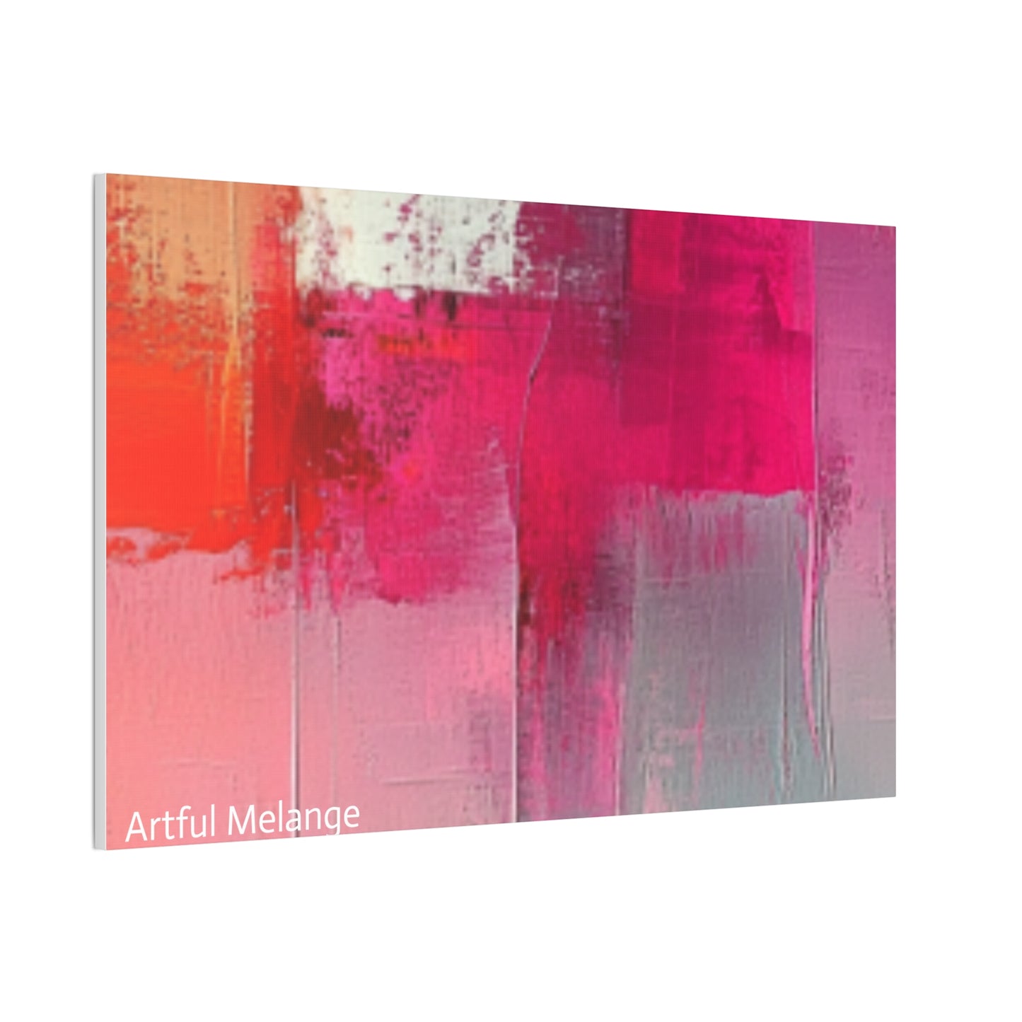 Acrylic Abstract Canvas Print - Richly Textured Artistry