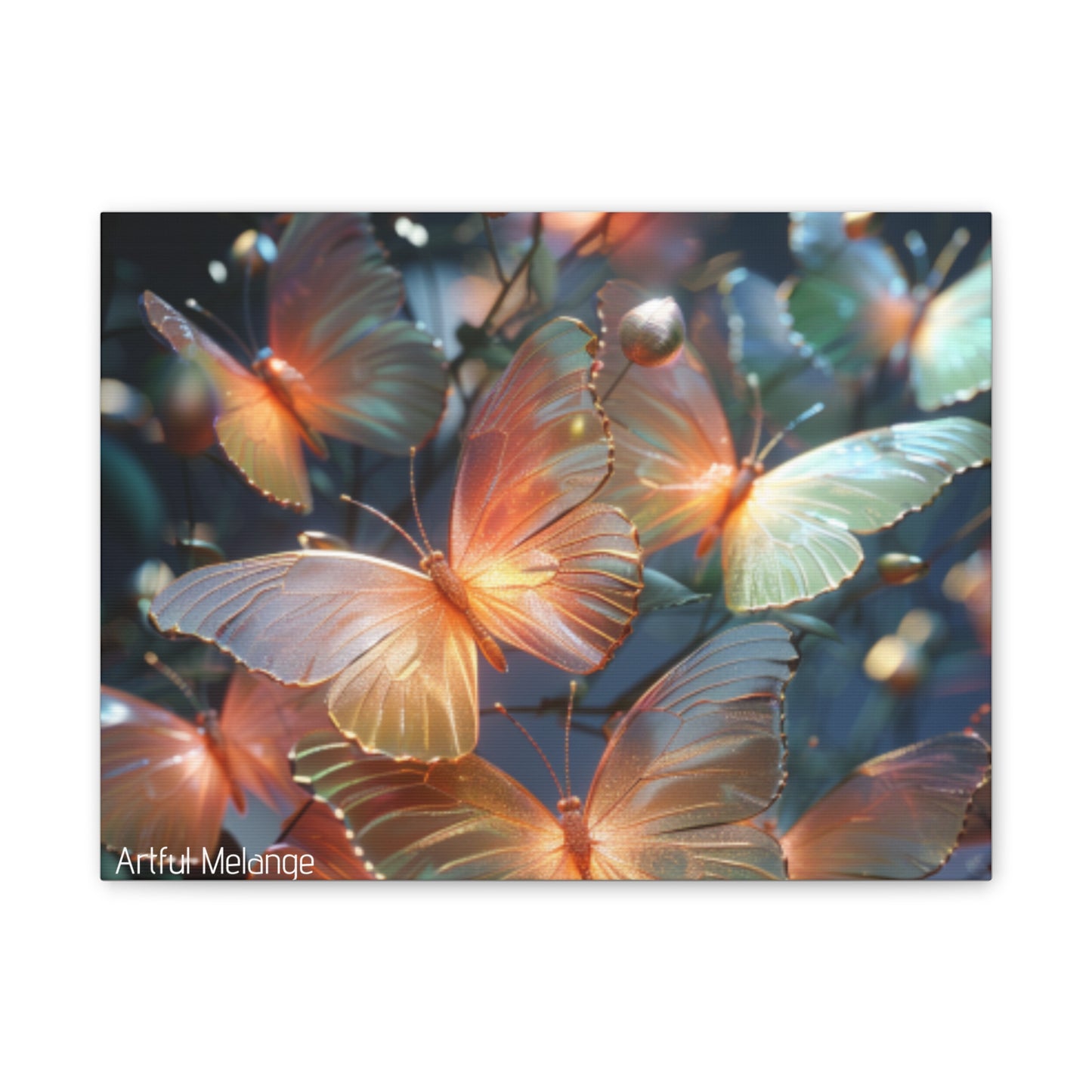 Fluttering Dreams: Butterfly Canvas Print Collection