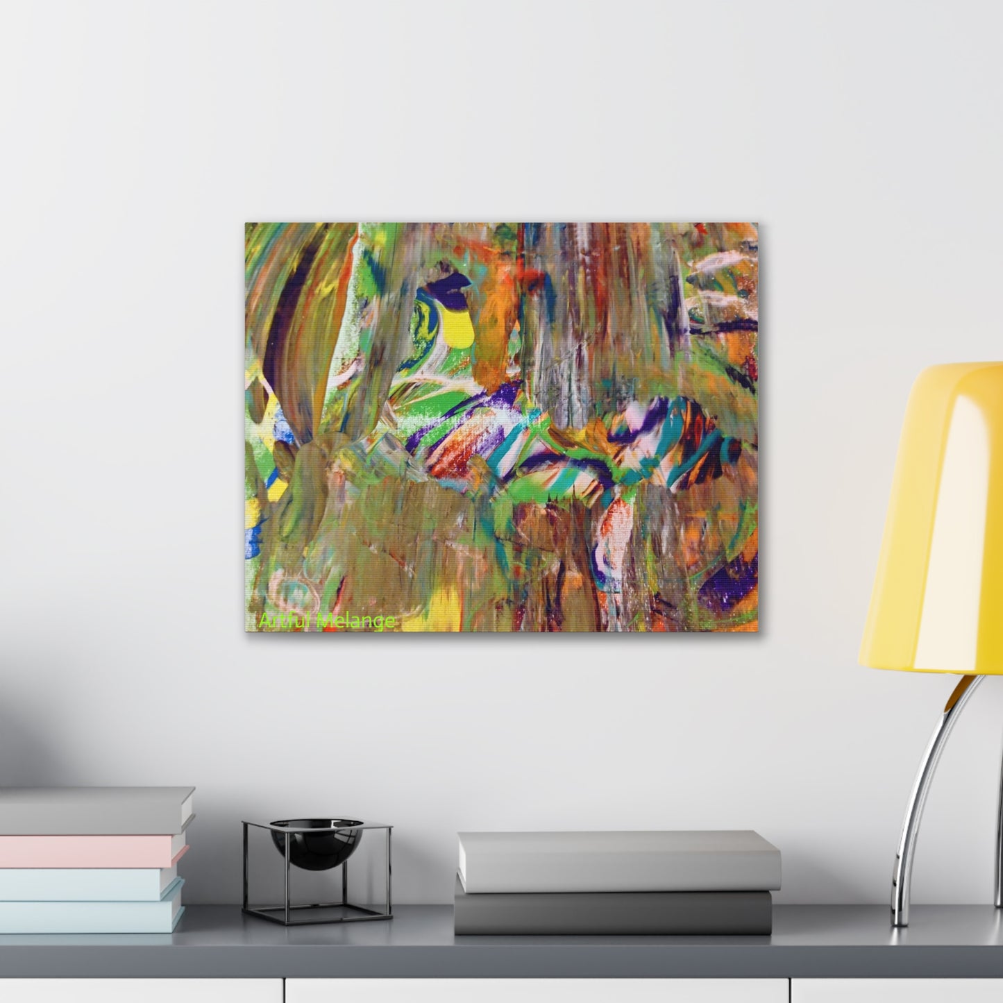 Acrylic Abstract Canvas Print - Richly Textured Artistry