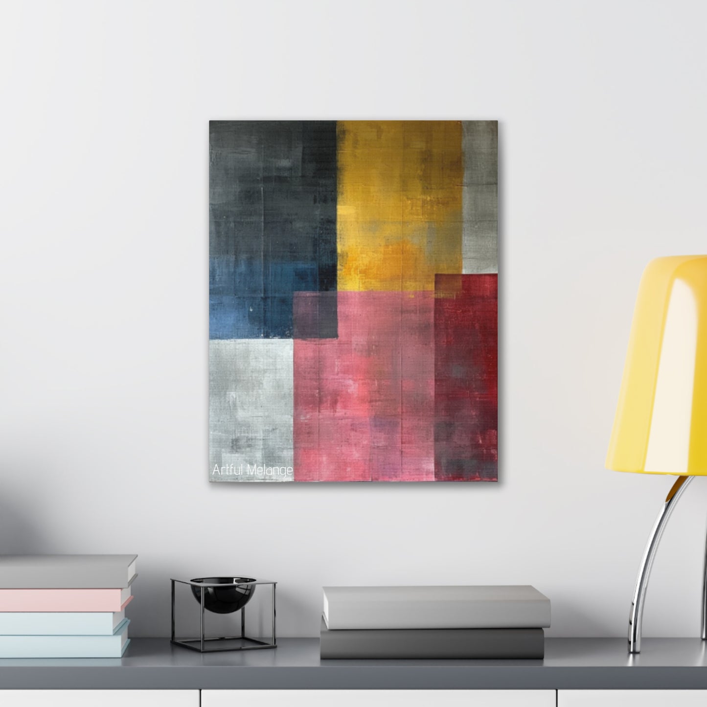 Primary Elegance: A Symphony of Sophistication Canvas Print