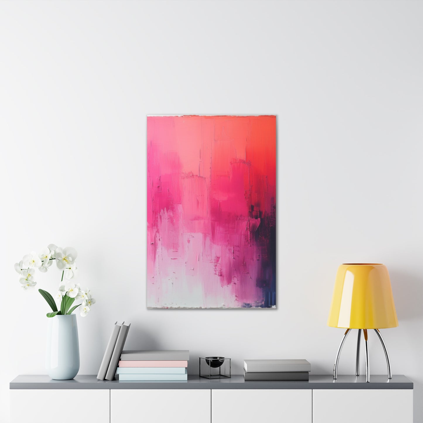 In The Pink: A Symphony of Sophistication Canvas Print