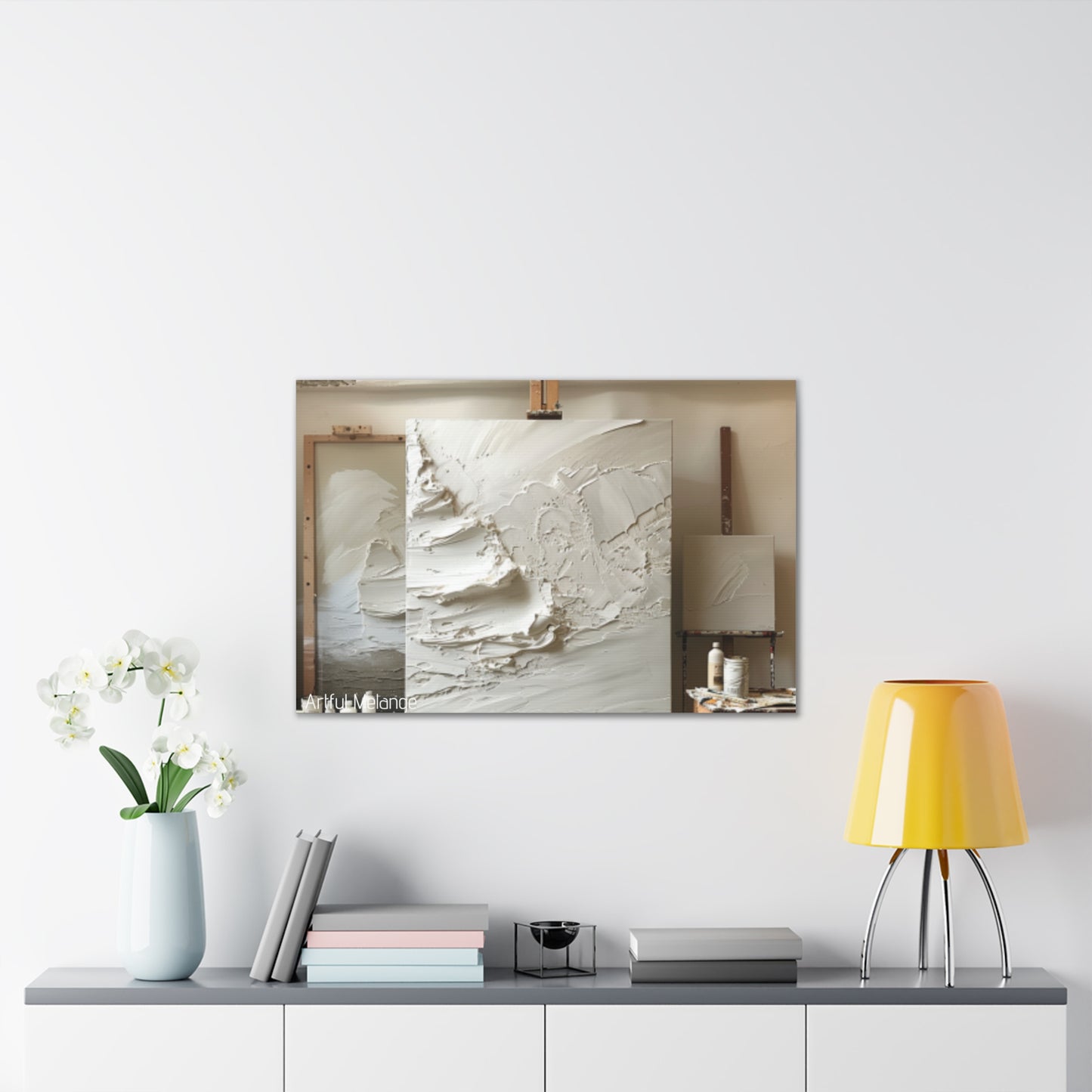 Primary Elegance: A Symphony of Sophistication Canvas Print