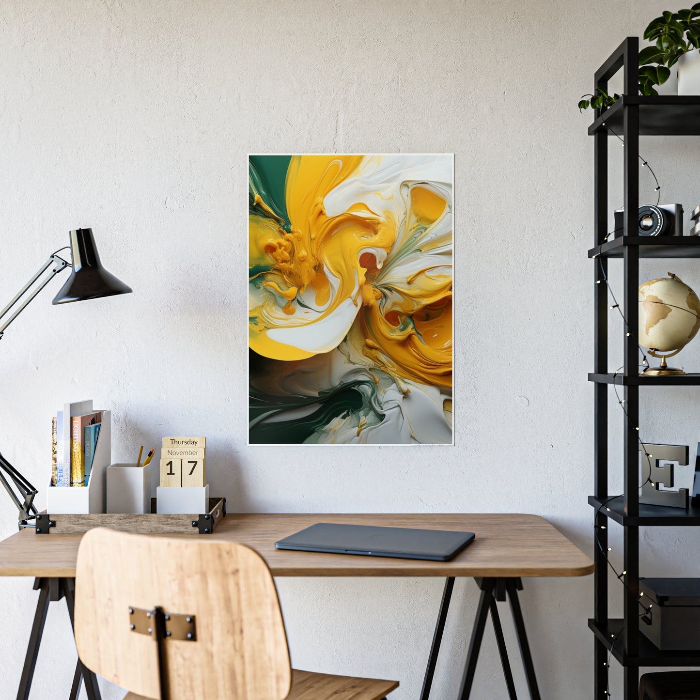 Hyper Realistic 3D Acrylic Abstract Canvas Print - Burst of Color