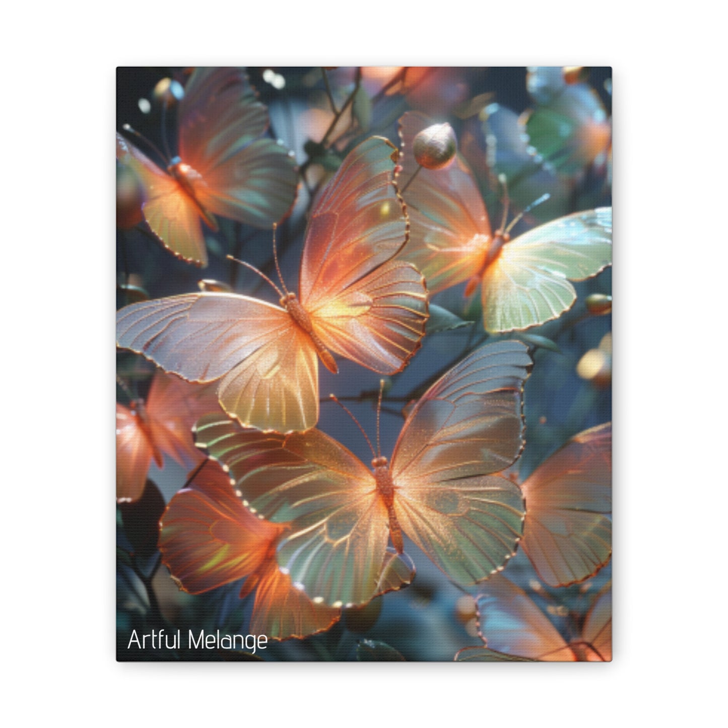 Fluttering Dreams: Butterfly Canvas Print Collection