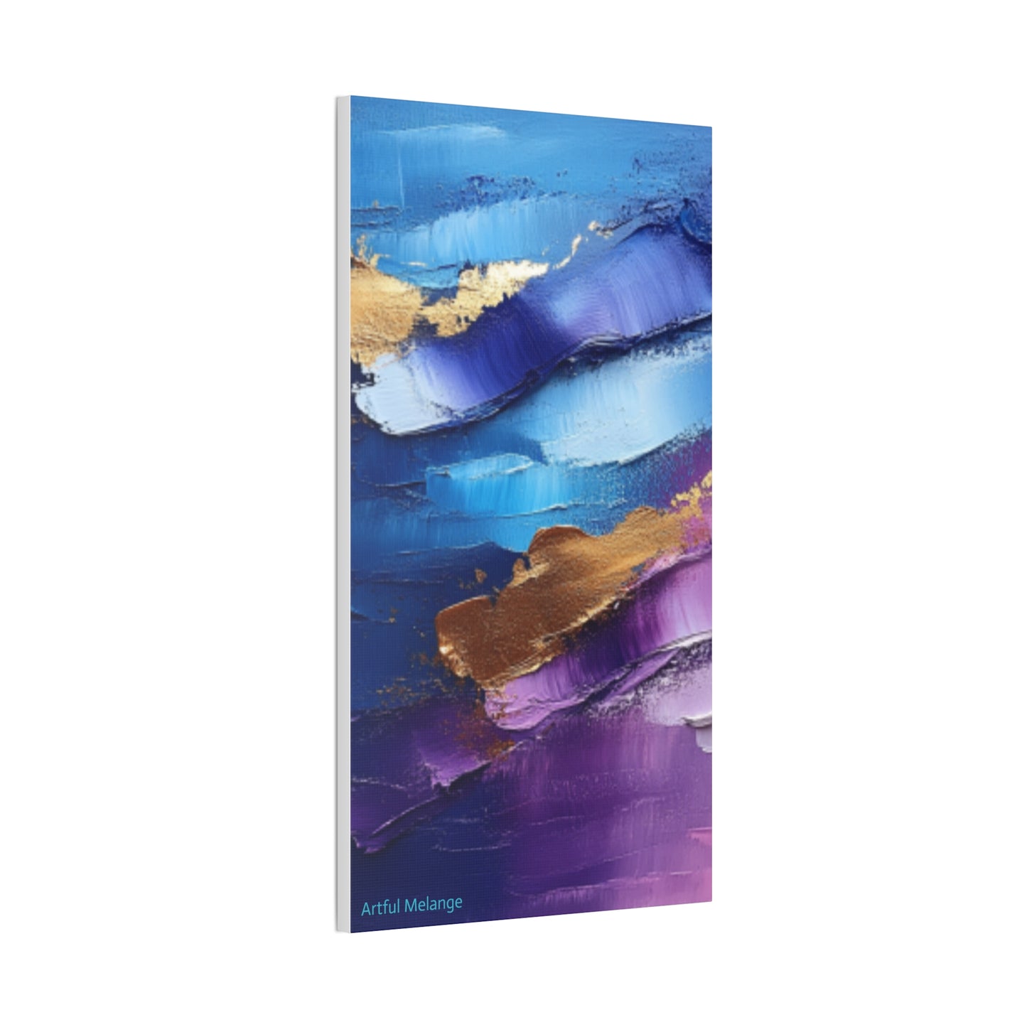 Acrylic Abstract Canvas Print - Richly Textured Artistry