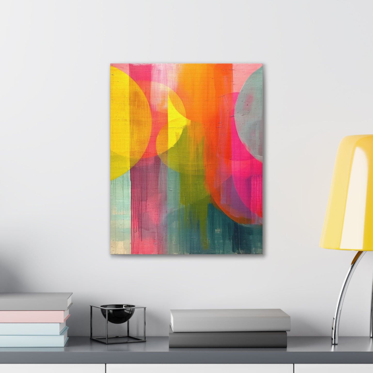 Primary Elegance: A Symphony of Sophistication Canvas Print