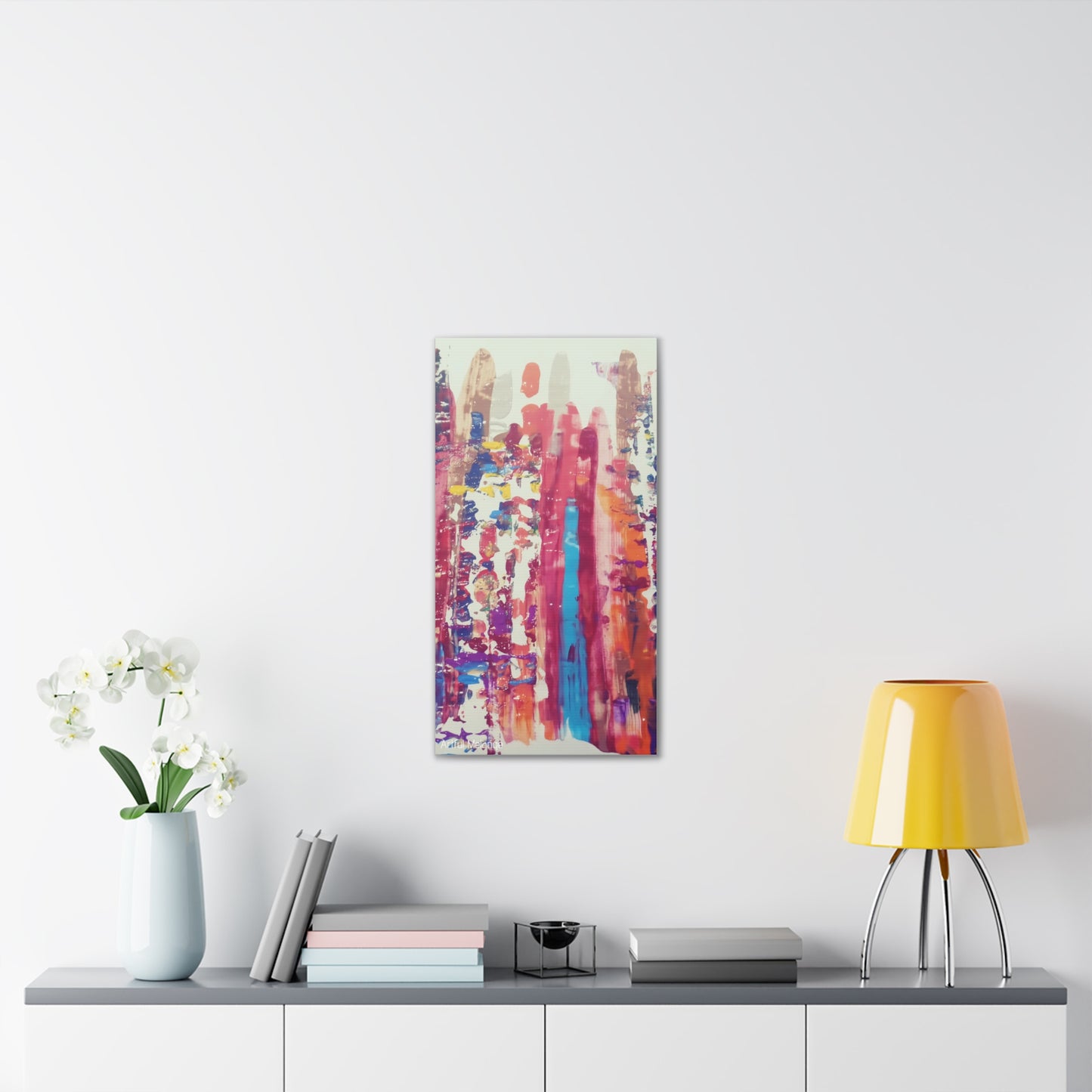 Primary Elegance: A Symphony of Sophistication Canvas Print