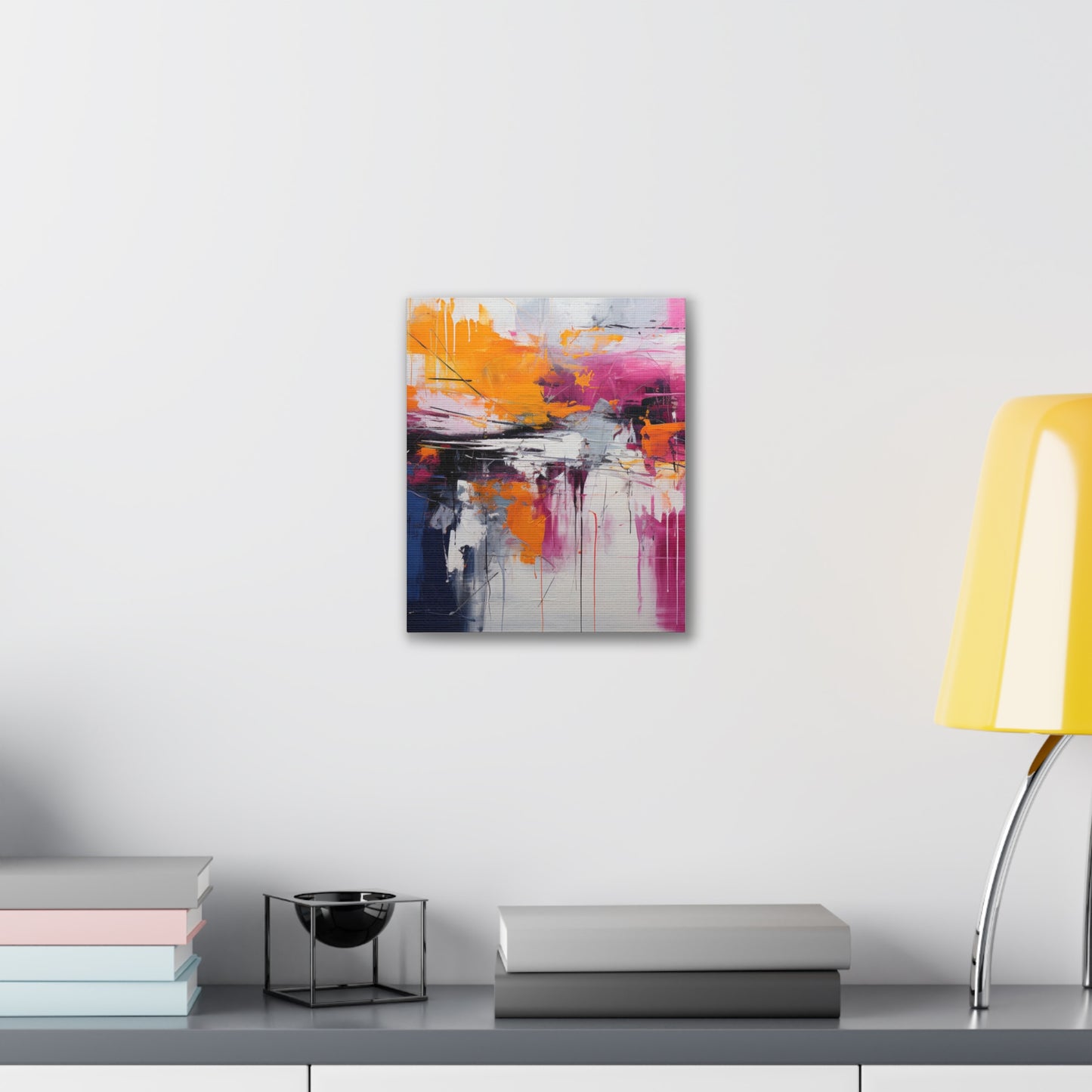 Primary Elegance: A Symphony of Sophistication Canvas Print