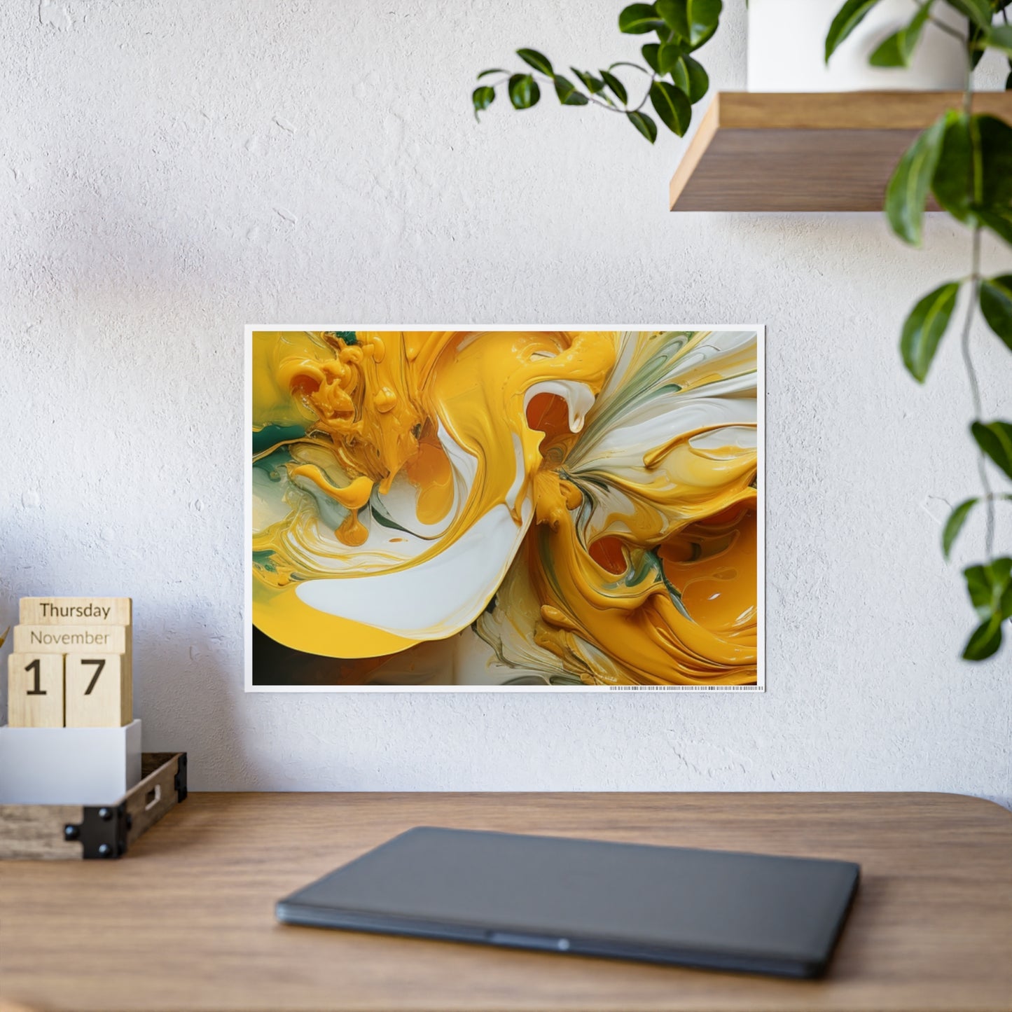 Hyper Realistic 3D Acrylic Abstract Canvas Print - Burst of Color