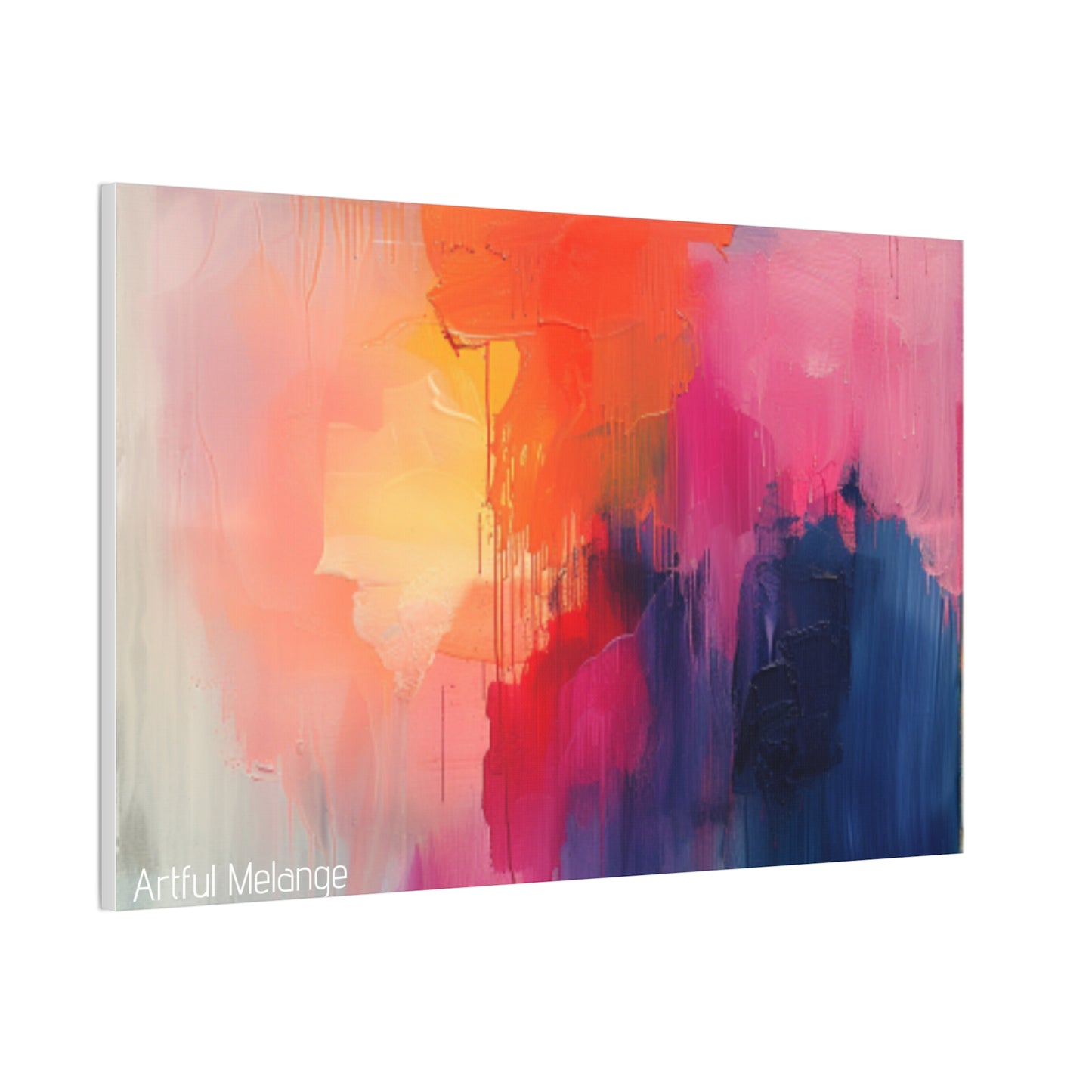 Primary Elegance: A Symphony of Sophistication Canvas Print