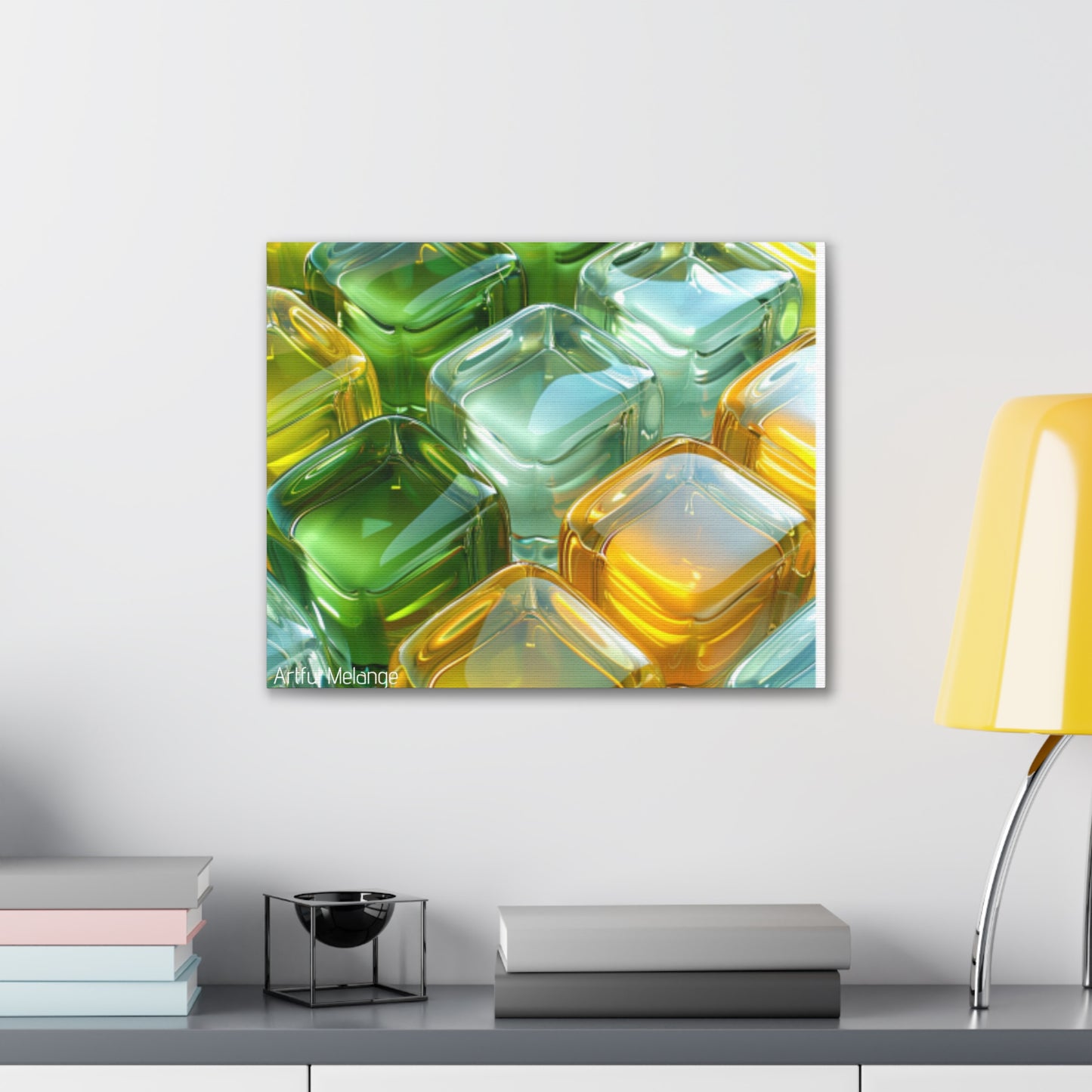 Primary Elegance: A Symphony of Sophistication Canvas Print