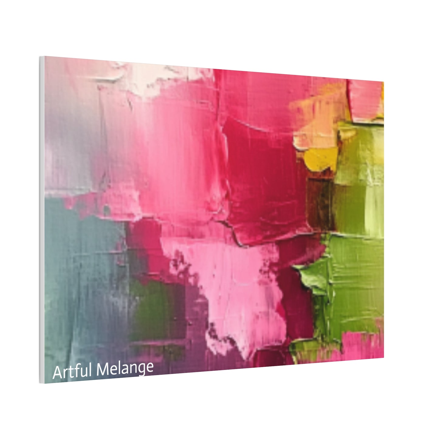 Acrylic Abstract Canvas Print - Richly Textured Artistry