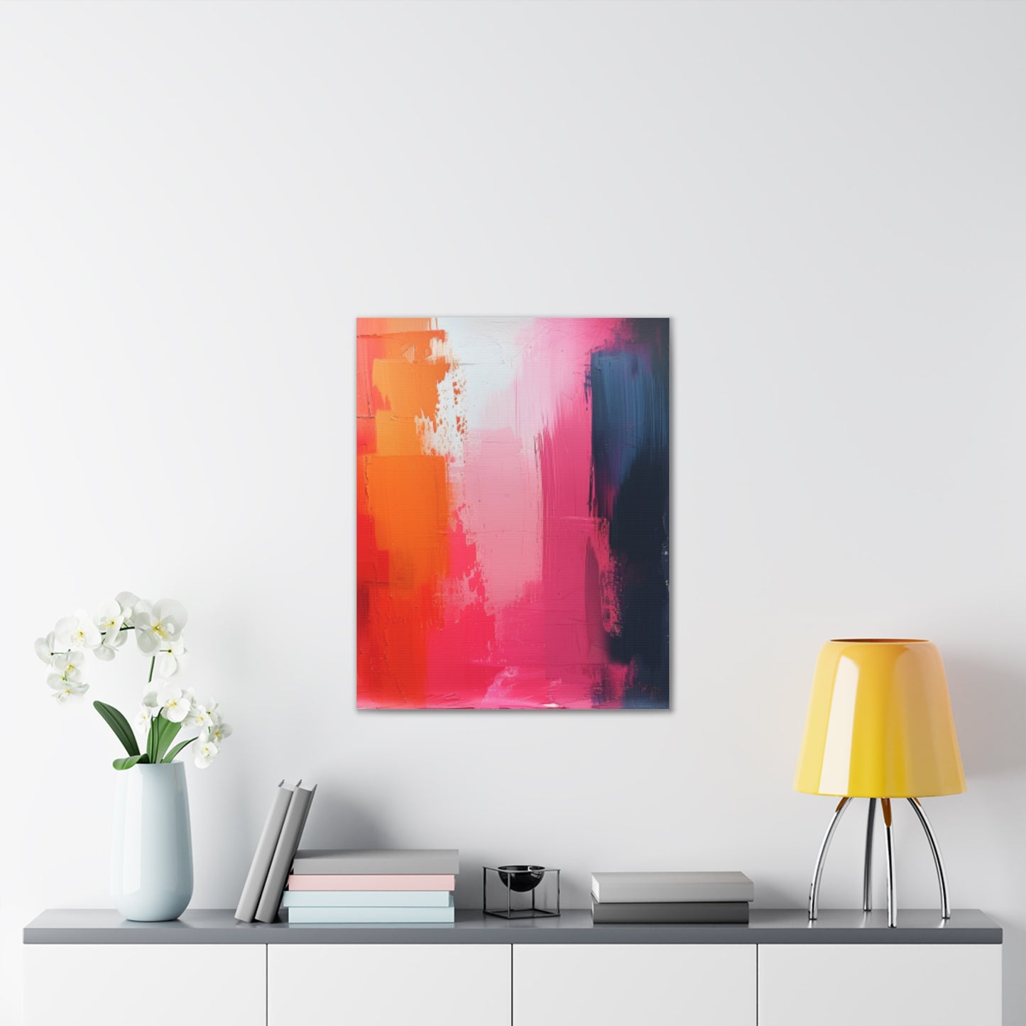 In The Pink: A Symphony of Sophistication Canvas Print