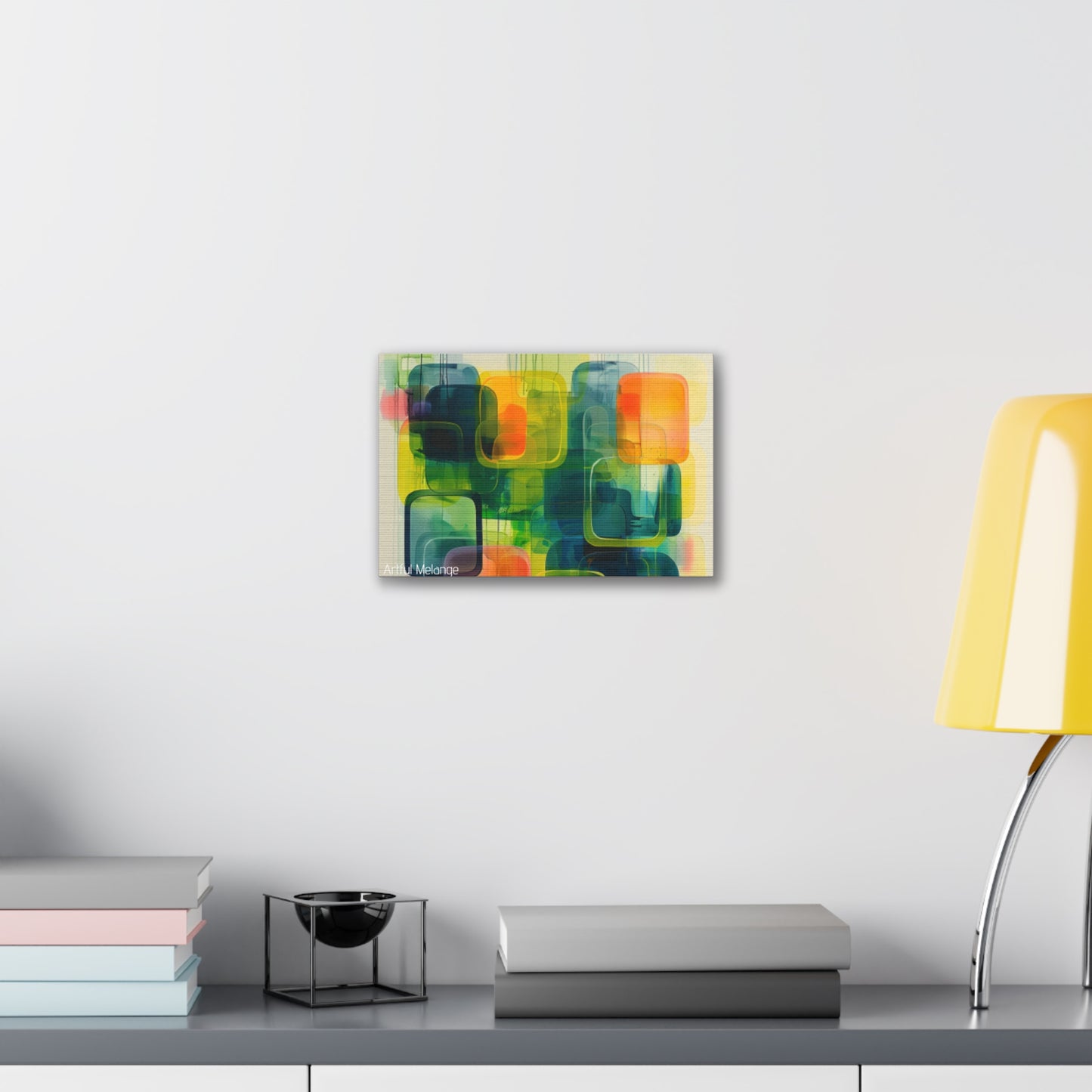 Primary Elegance: A Symphony of Sophistication Canvas Print