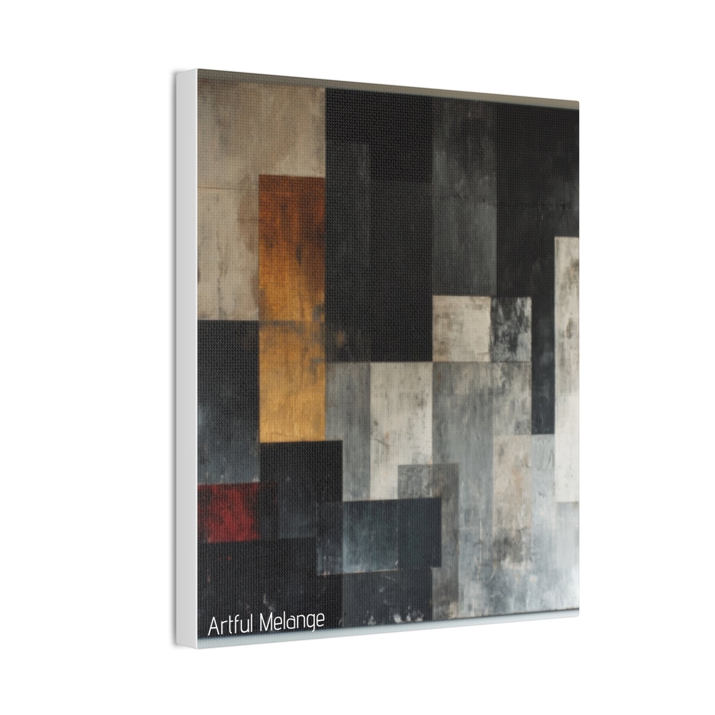 Primary Elegance: A Symphony of Sophistication Canvas Print