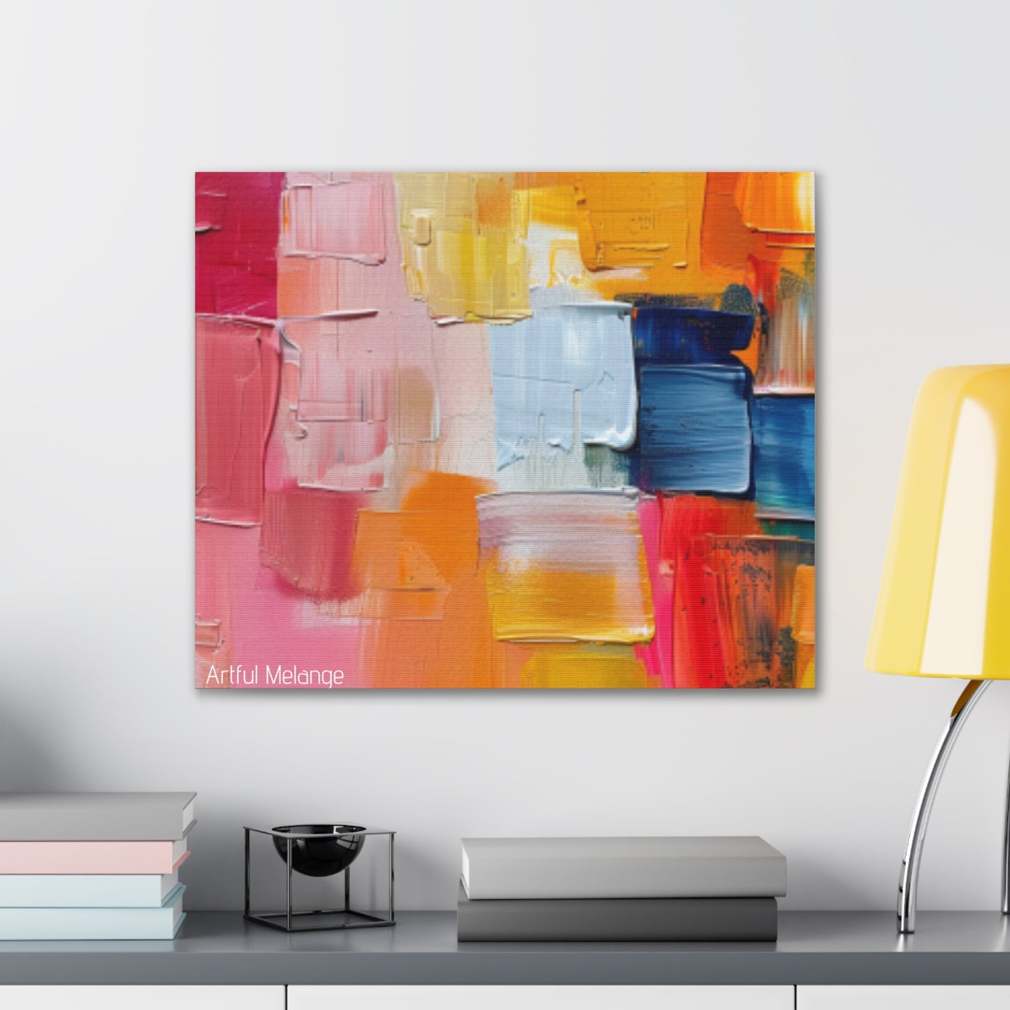 Primary Elegance: A Symphony of Sophistication Canvas Print