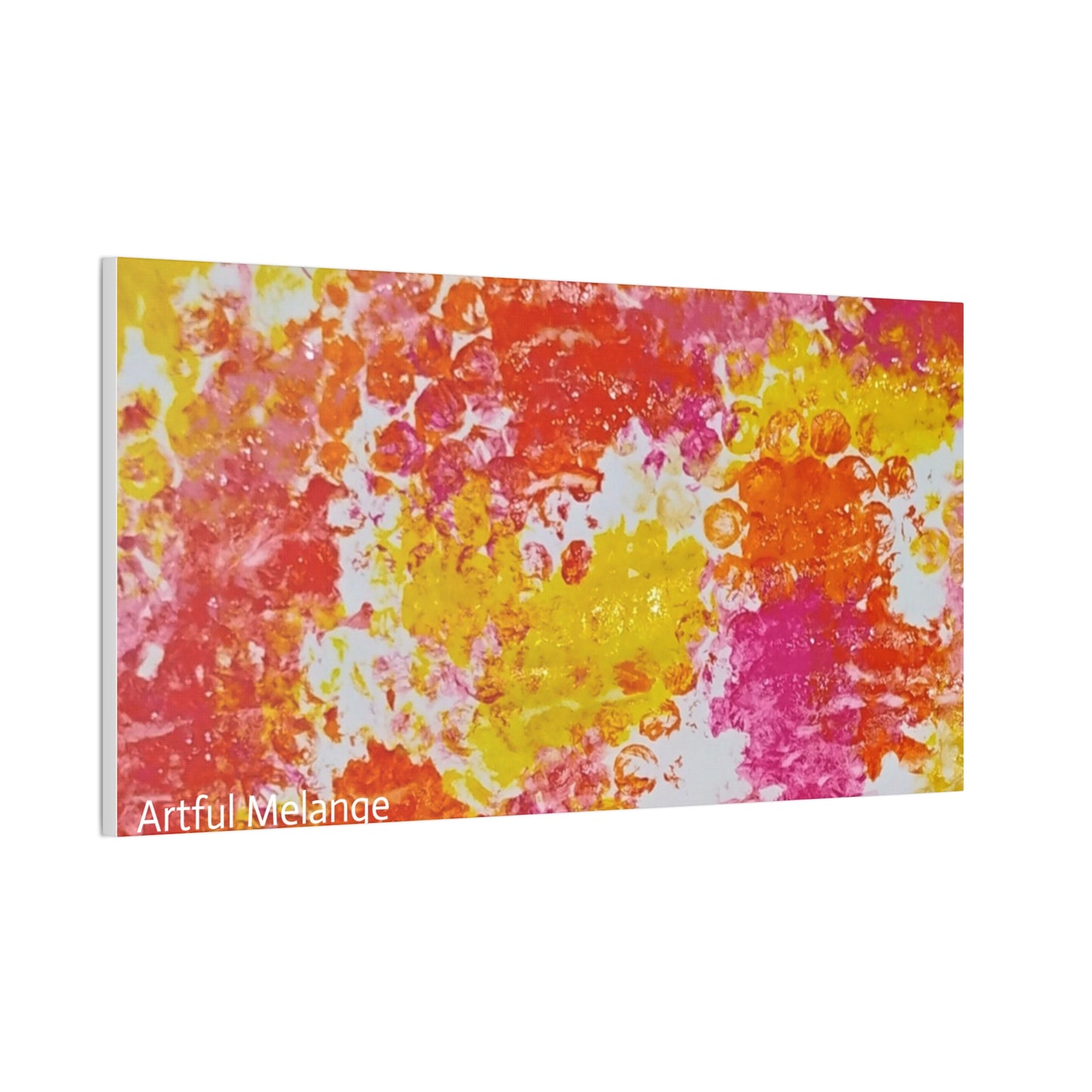 Acrylic Abstract Canvas Print - Richly Textured Artistry