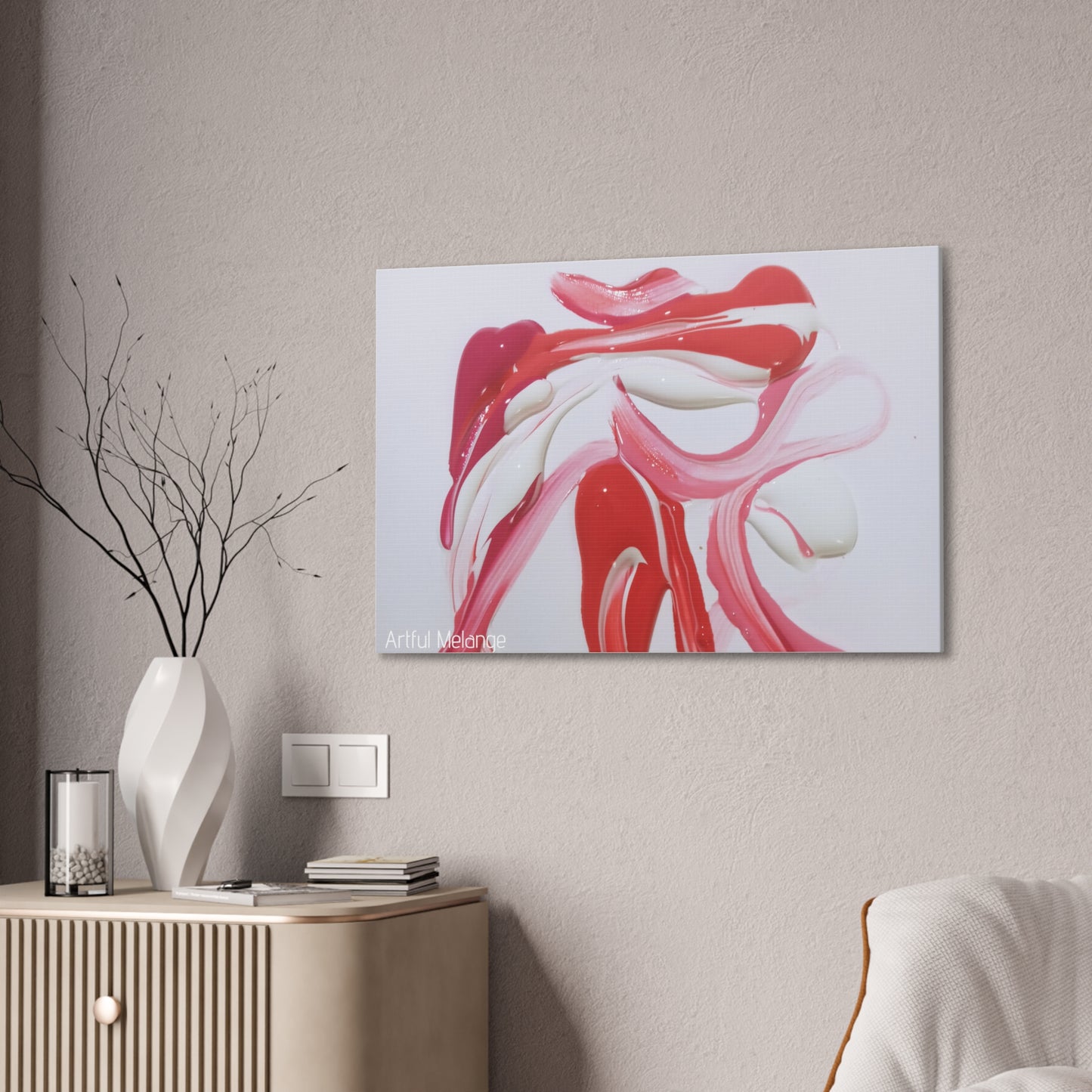 Primary Elegance: A Symphony of Sophistication Canvas Print