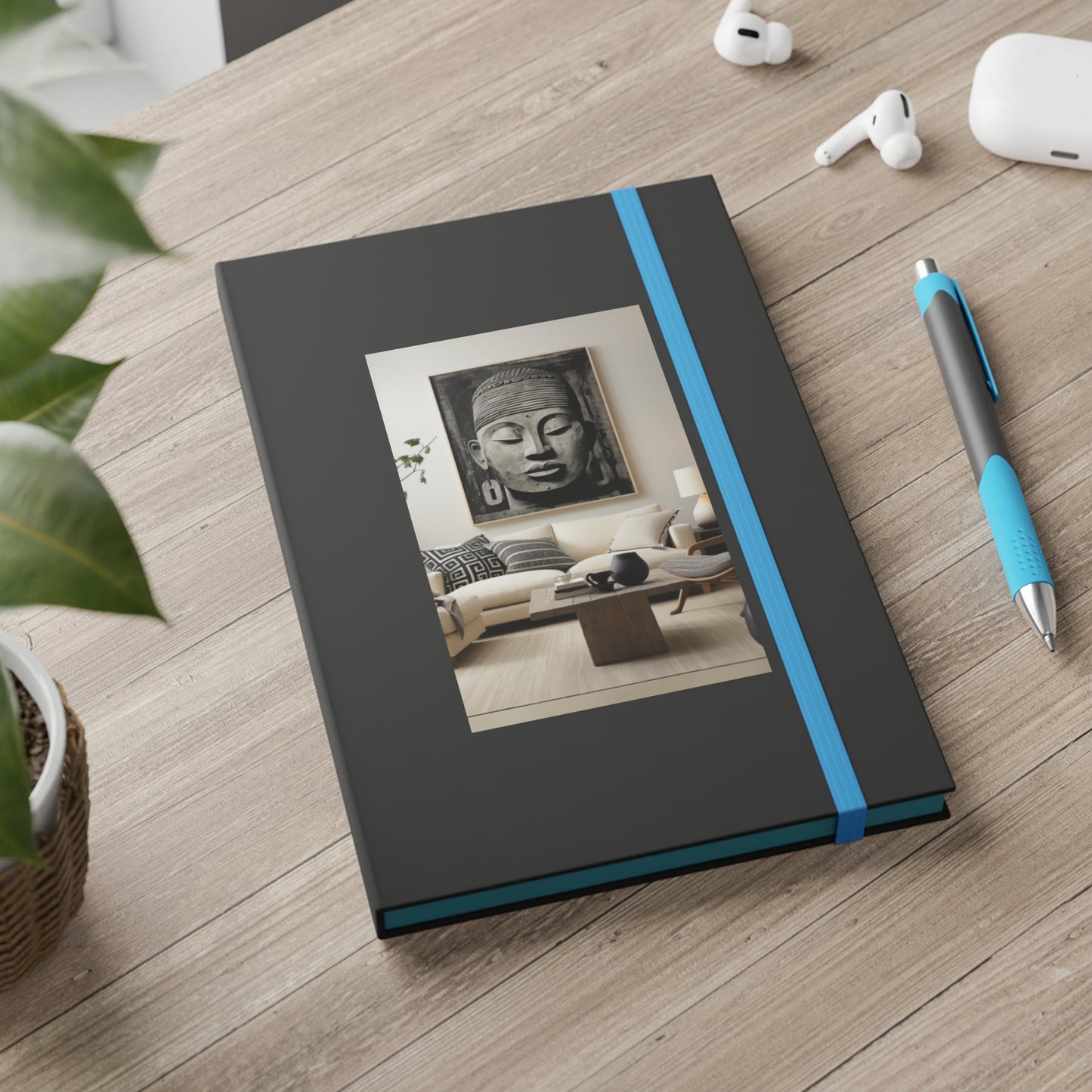 Living Space Design Cover Color Contrast Hardback Journal