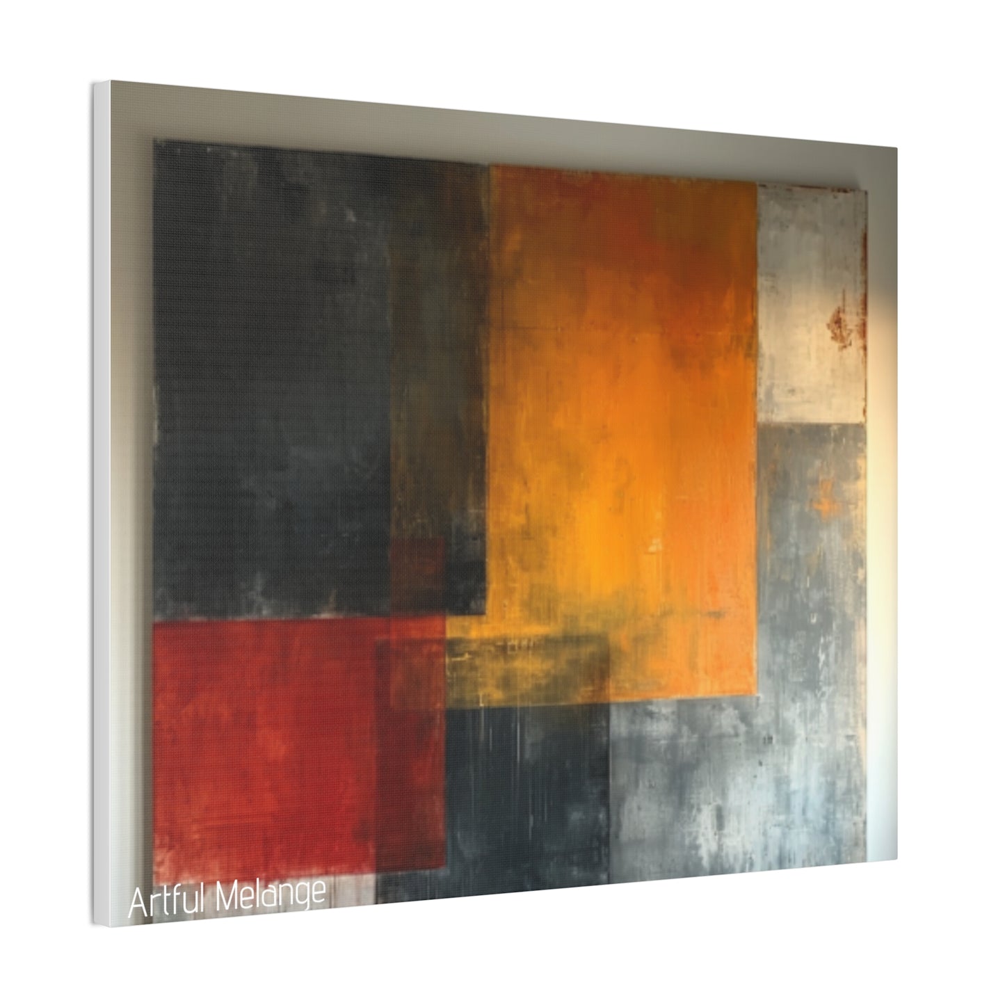 Primary Elegance: A Symphony of Sophistication Canvas Print