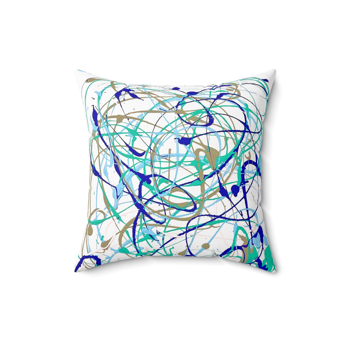 Artistic Abstractions: Abstract Acrylic Art Pillows Collection