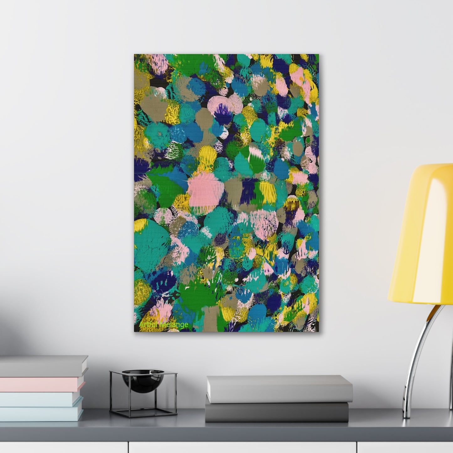 Acrylic Abstract Canvas Print - Richly Textured Artistry