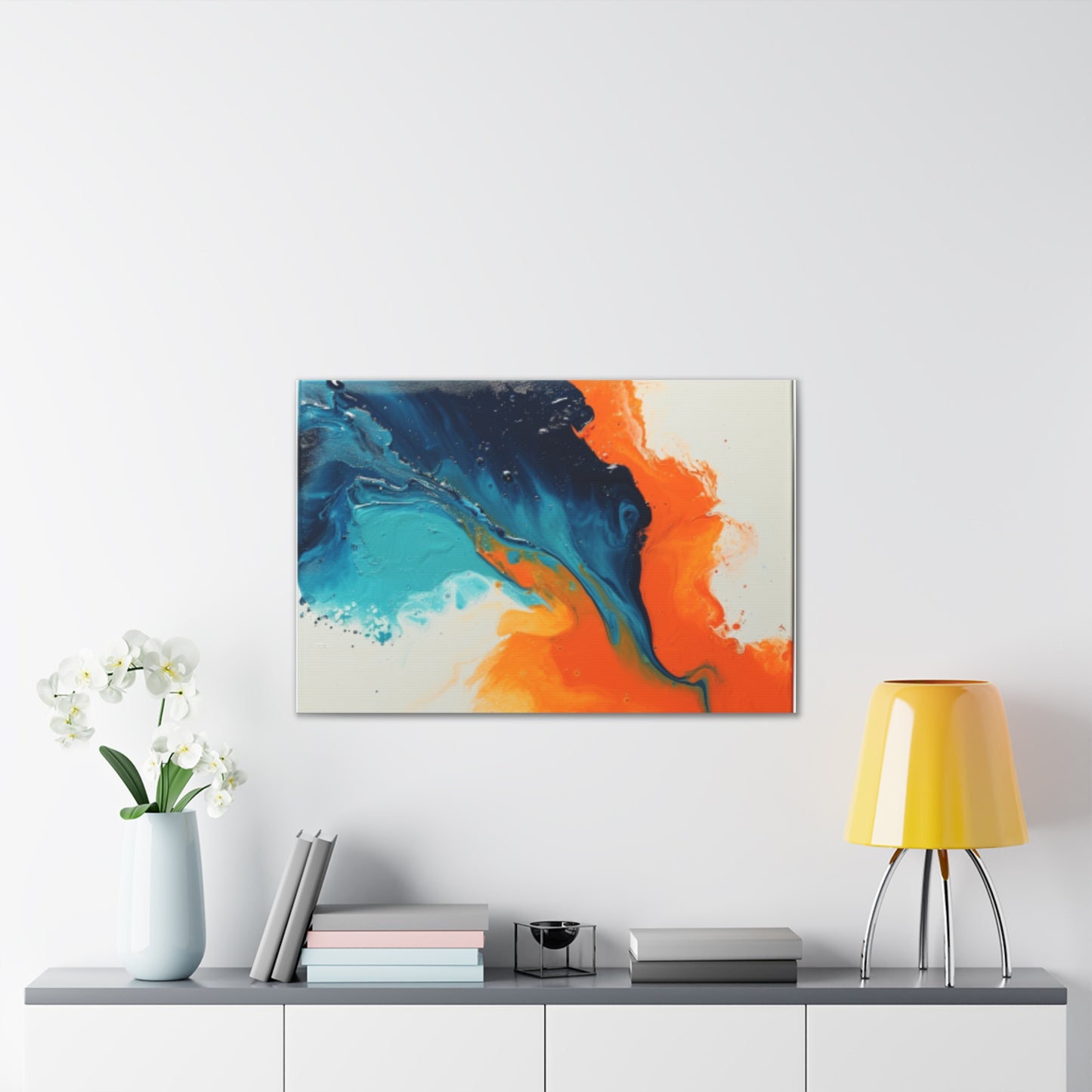 Primary Elegance: A Symphony of Sophistication Canvas Print