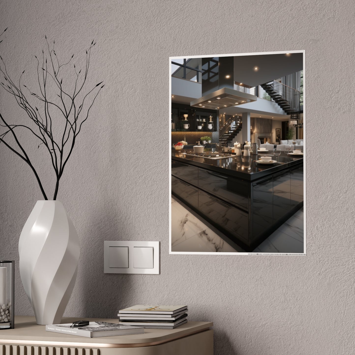 Urban Elegance Kitchen Poster