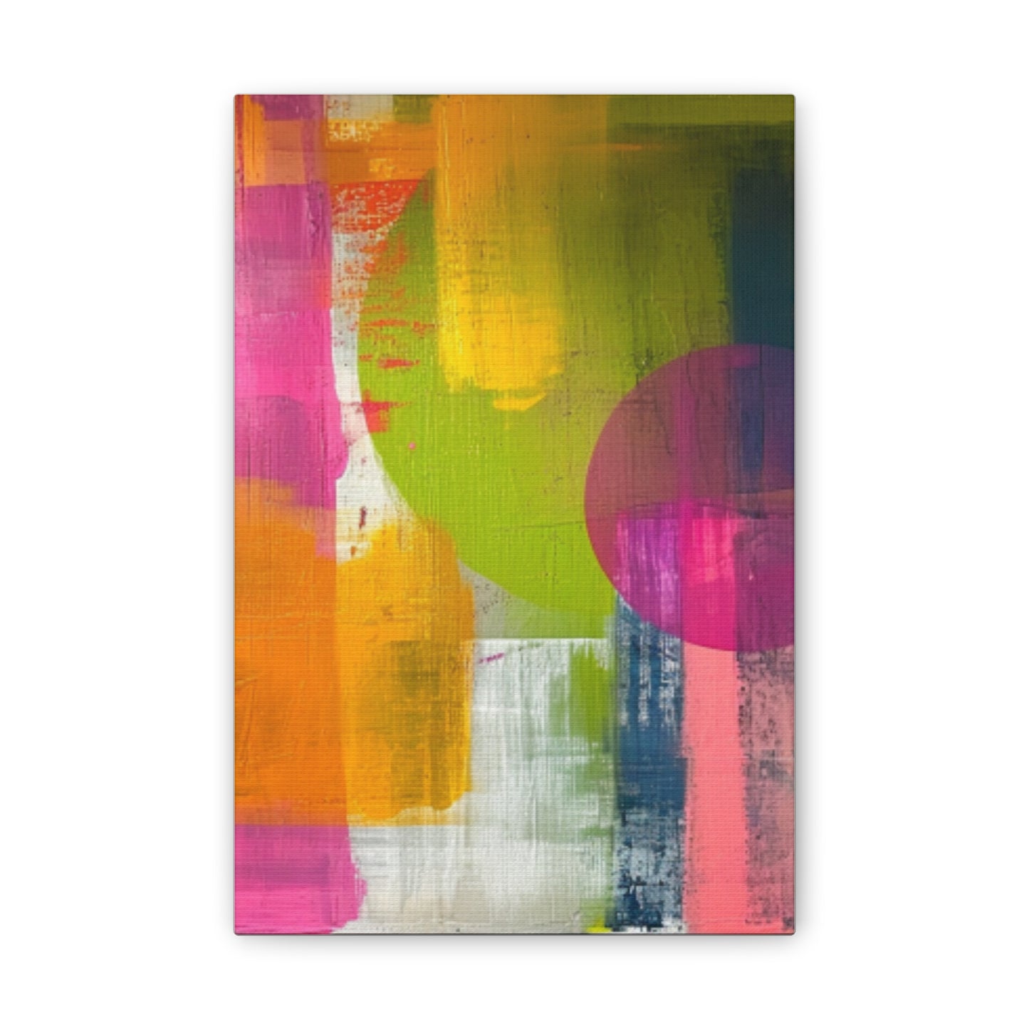 Primary Elegance: A Symphony of Sophistication Canvas Print