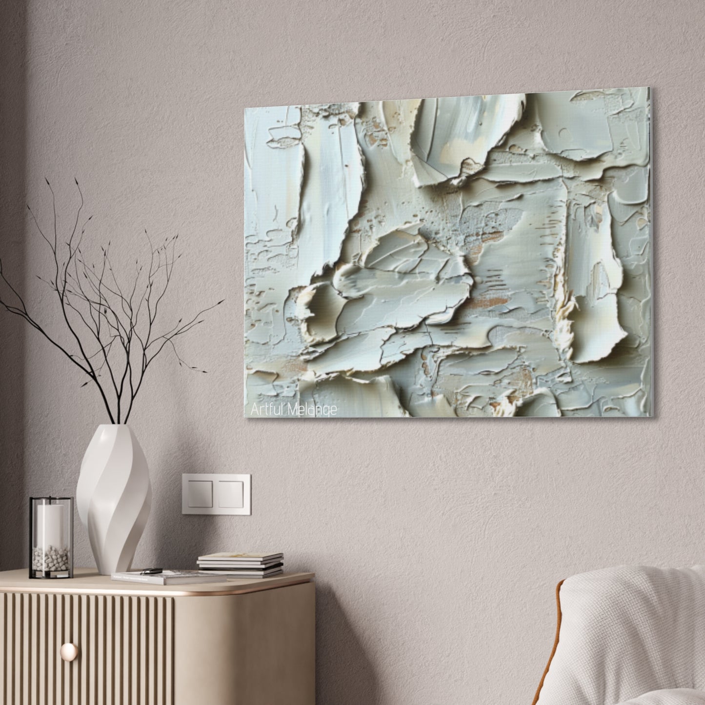 Primary Elegance: A Symphony of Sophistication Canvas Print