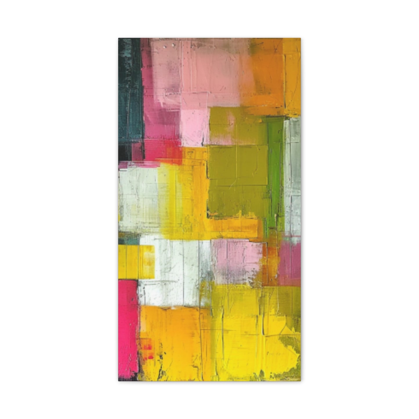 Primary Elegance: A Symphony of Sophistication Canvas Print