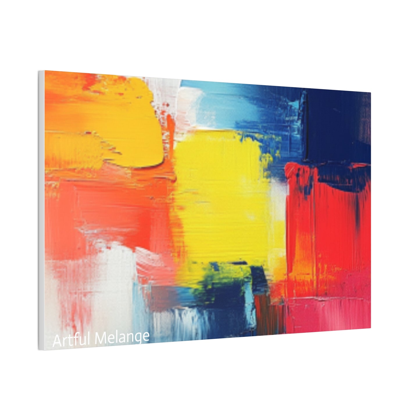 Acrylic Abstract Canvas Print - Richly Textured Artistry