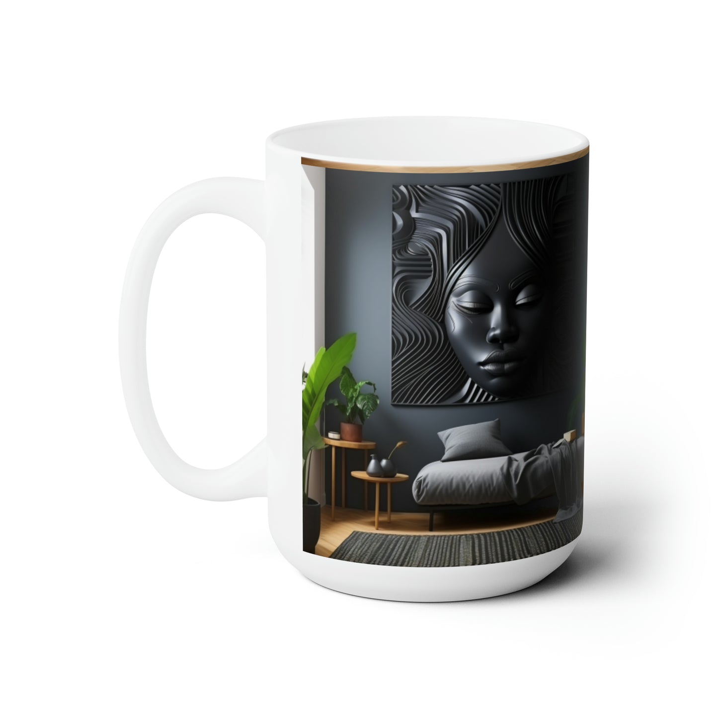 Melanin Magic Ceramic Mug 15oz