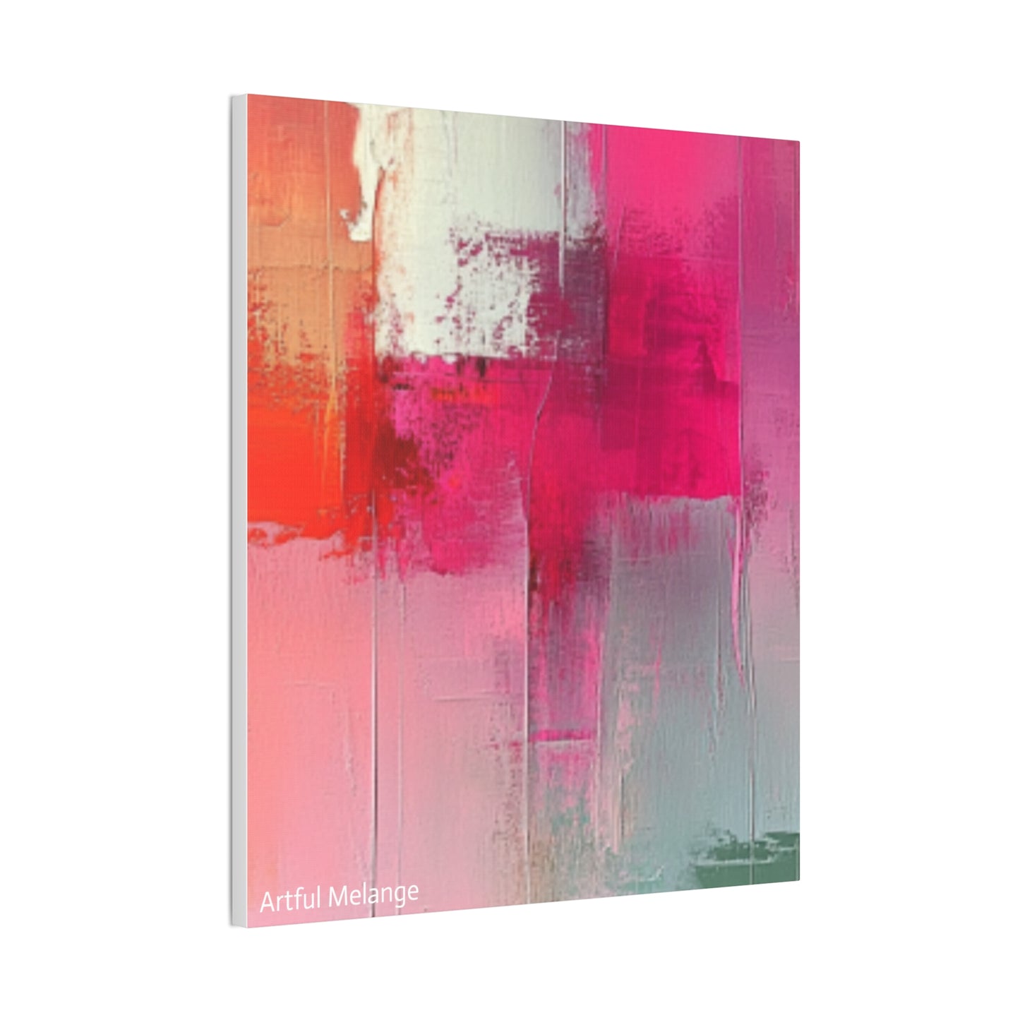 Acrylic Abstract Canvas Print - Richly Textured Artistry