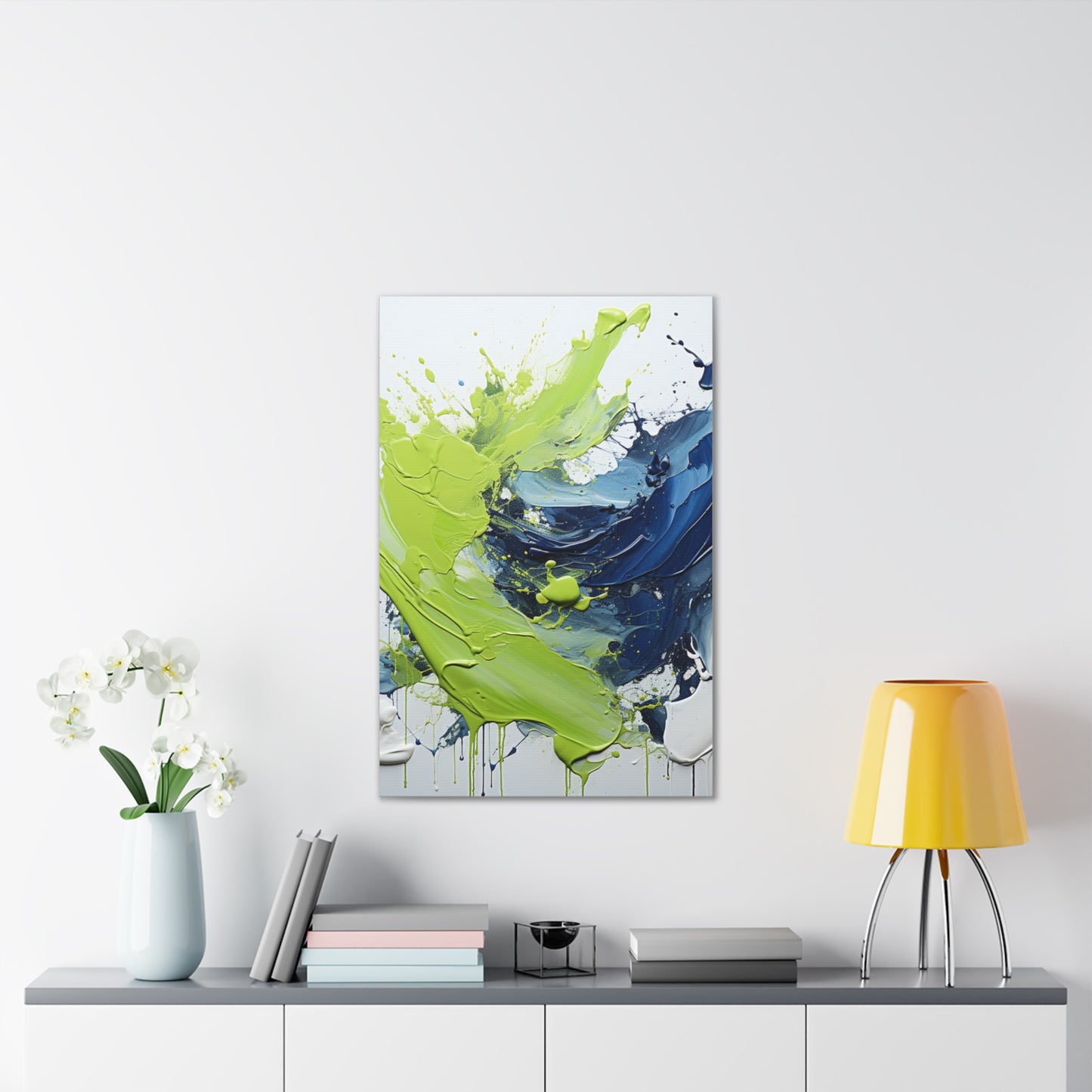 Acrylic Abstract Canvas Print - Richly Textured Artistry