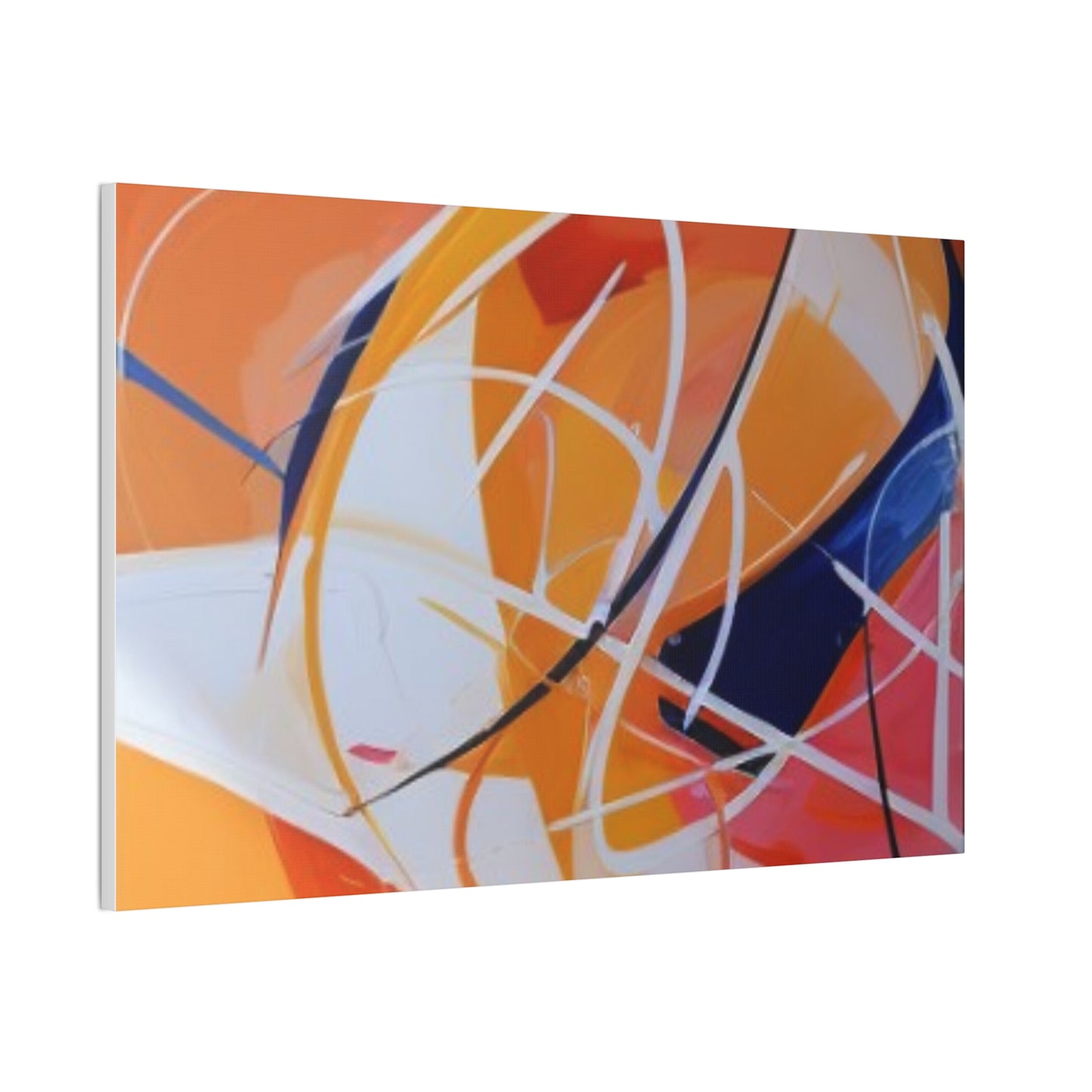 Primary Elegance: A Symphony of Sophistication Canvas Print