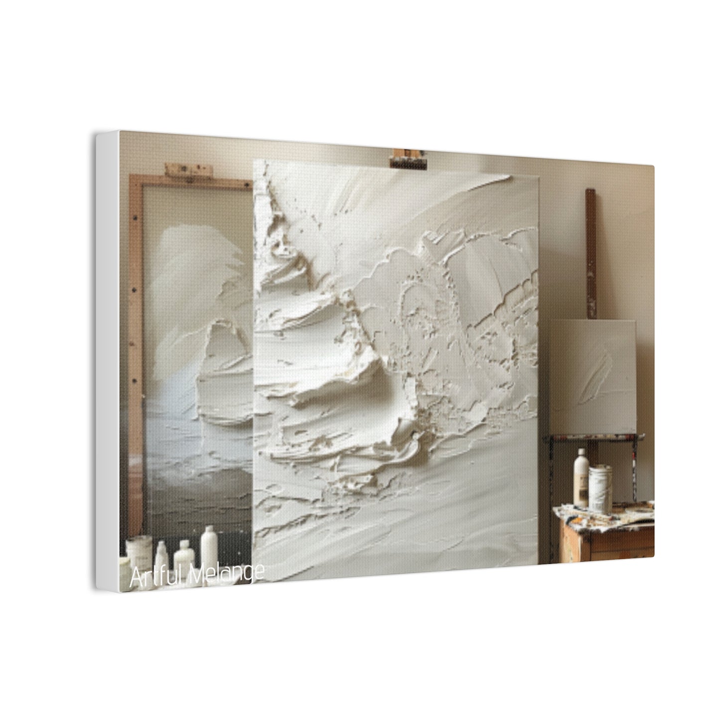 Primary Elegance: A Symphony of Sophistication Canvas Print