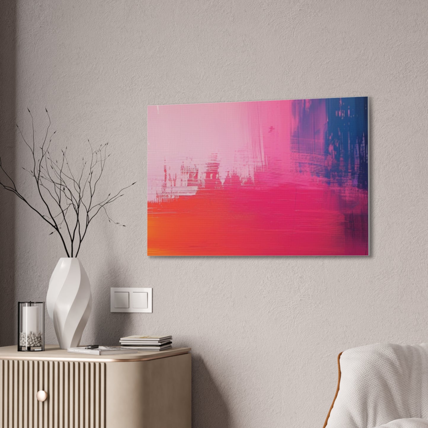 In The Pink: A Symphony of Sophistication Canvas Print