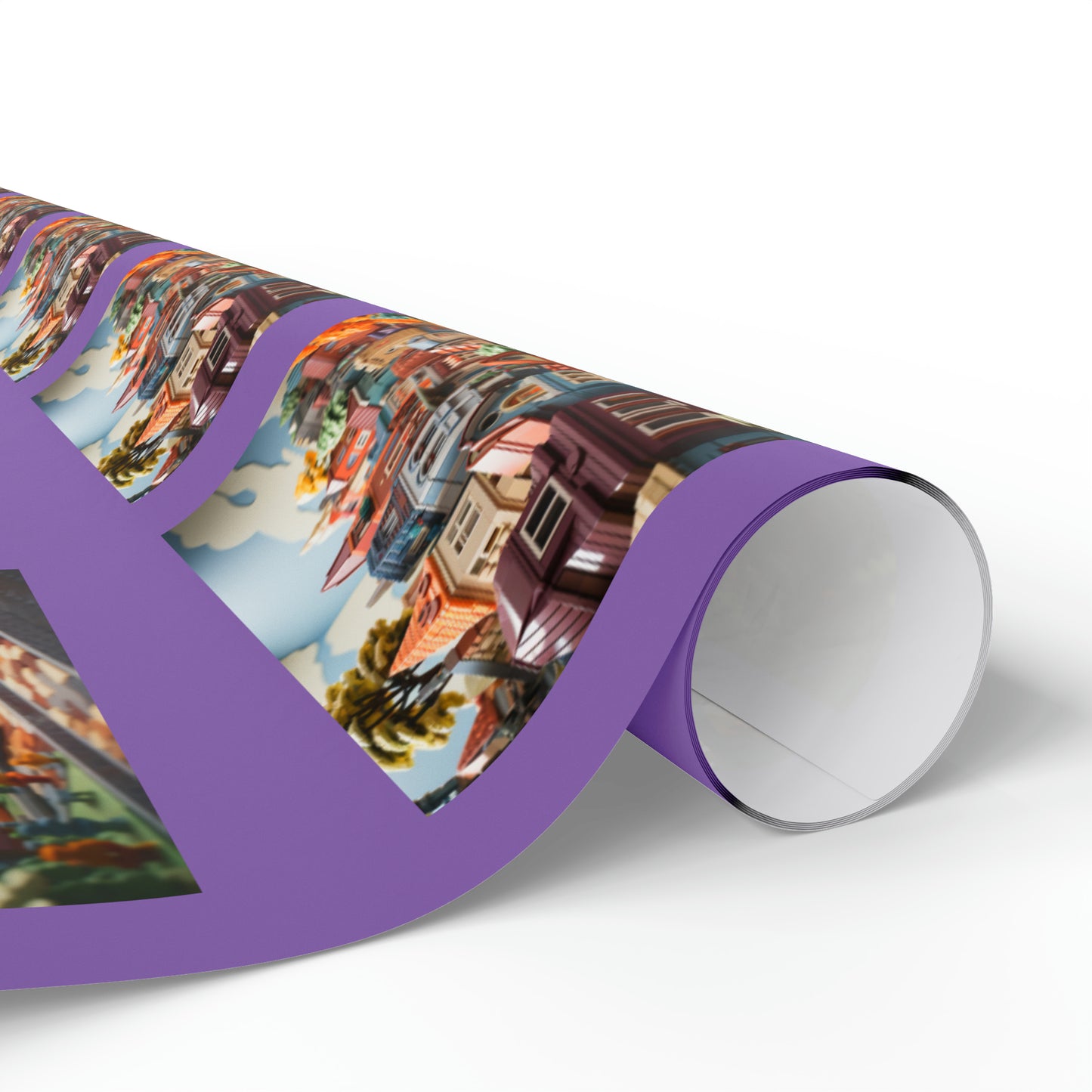 Brickopolis Wonders Children's Wrapping Paper