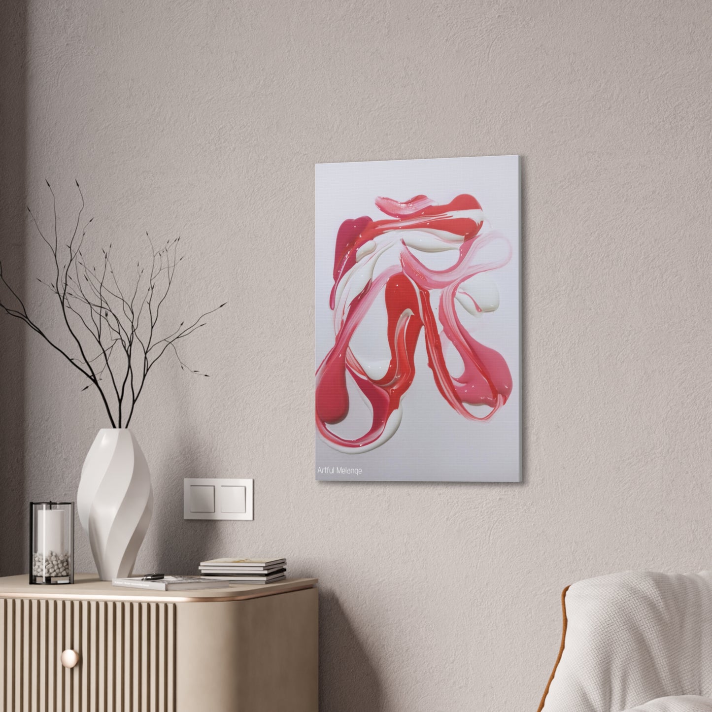 Primary Elegance: A Symphony of Sophistication Canvas Print