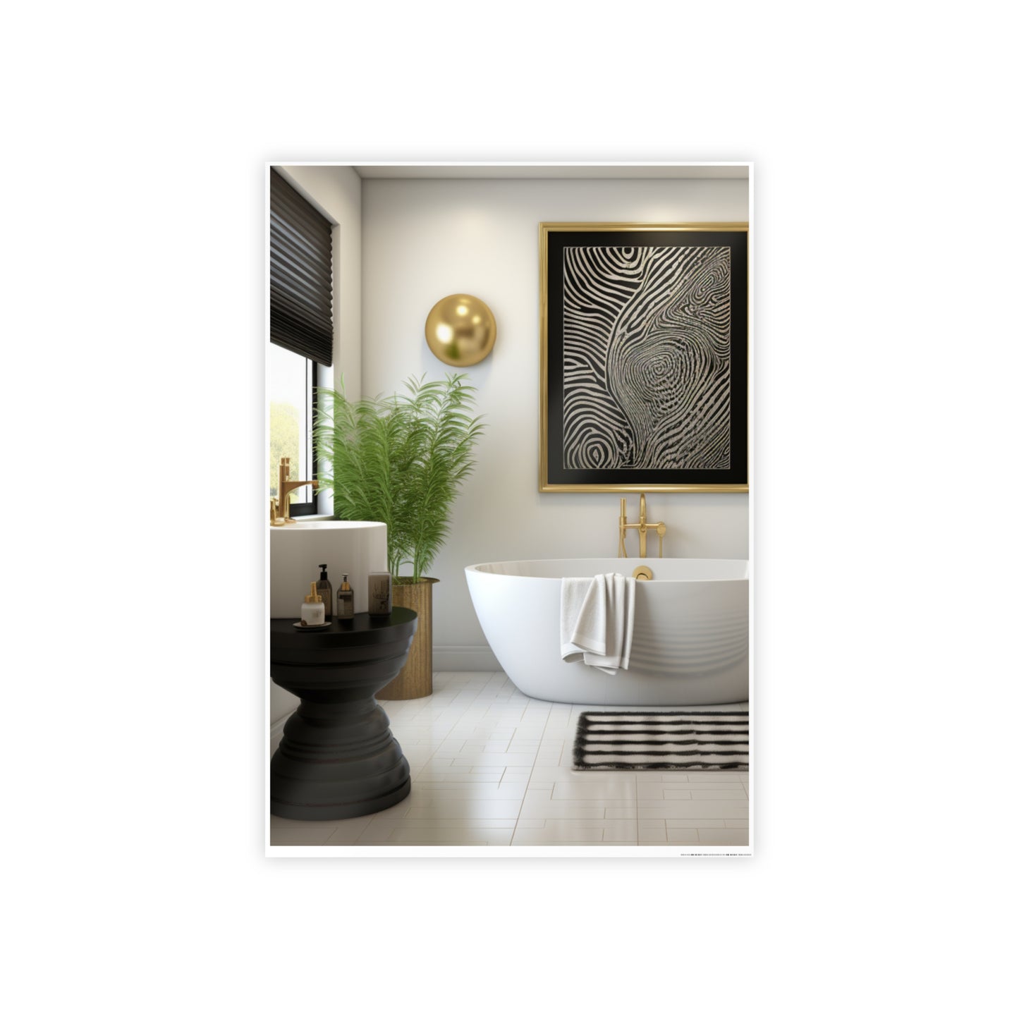 Cultural Elegance Bathscapes Poster Art