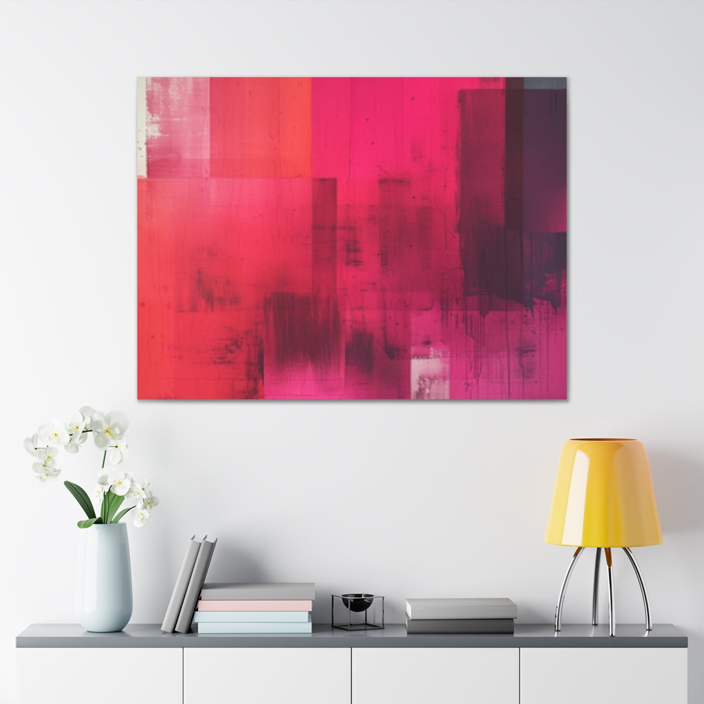 In The Pink: A Symphony of Sophistication Canvas Print