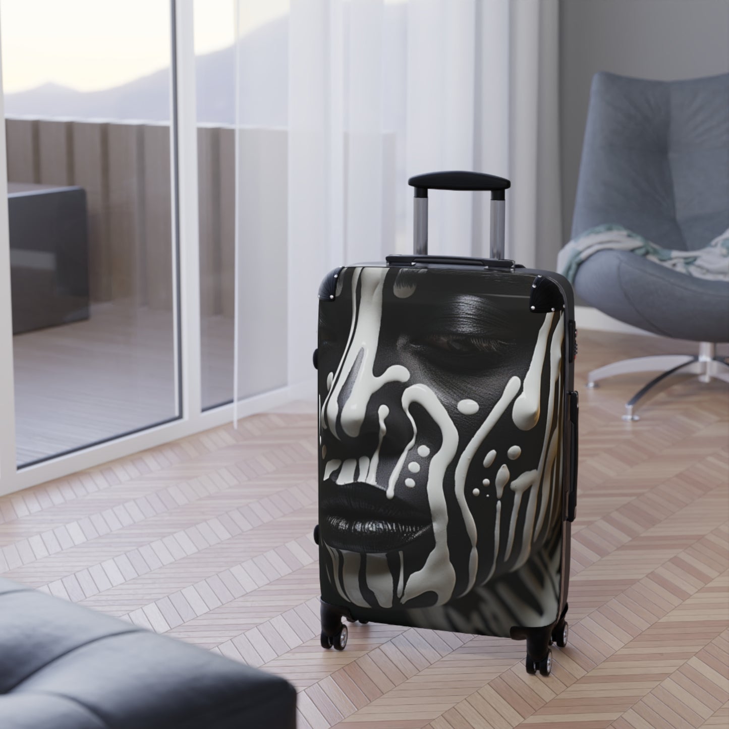 Melanated Jetsetter: Ancestral Rhythms: Stylish Travel Luggage Pieces