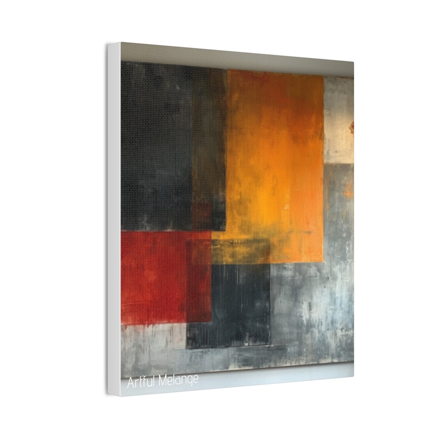 Primary Elegance: A Symphony of Sophistication Canvas Print